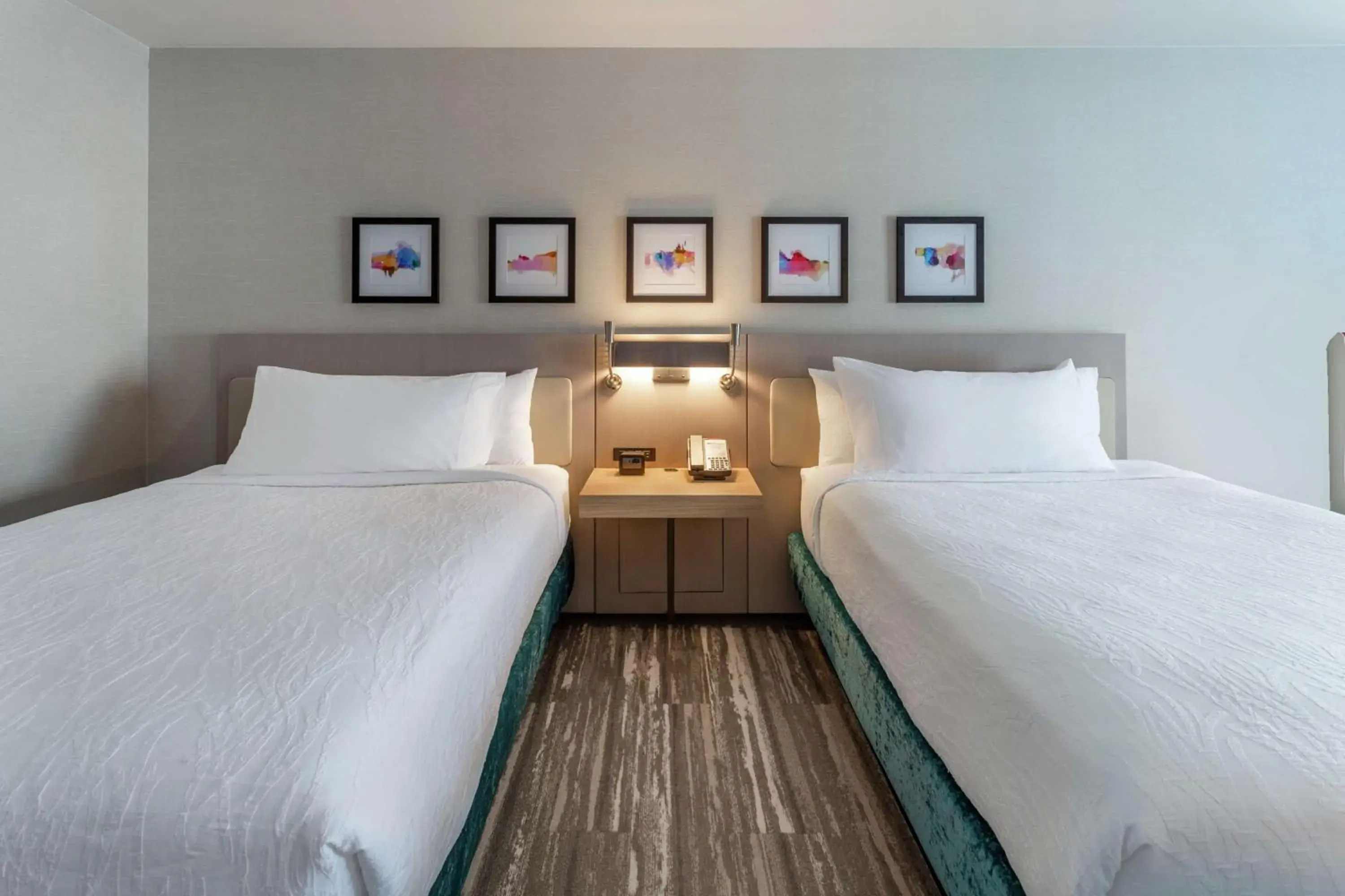 Bed in Hilton Garden Inn Evanston Bed in Hilton Garden Inn Evanston