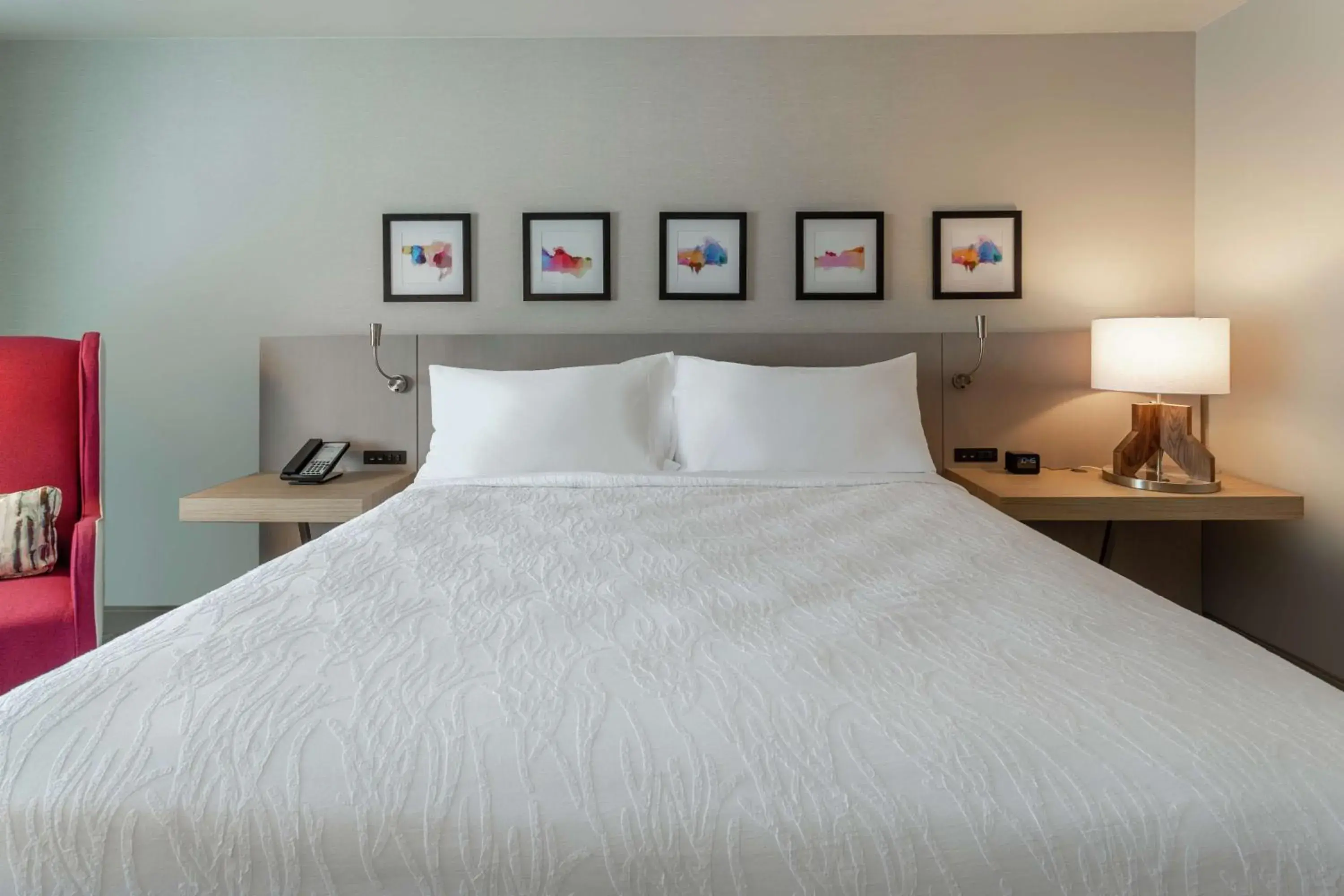 Bed in Hilton Garden Inn Evanston Bed in Hilton Garden Inn Evanston