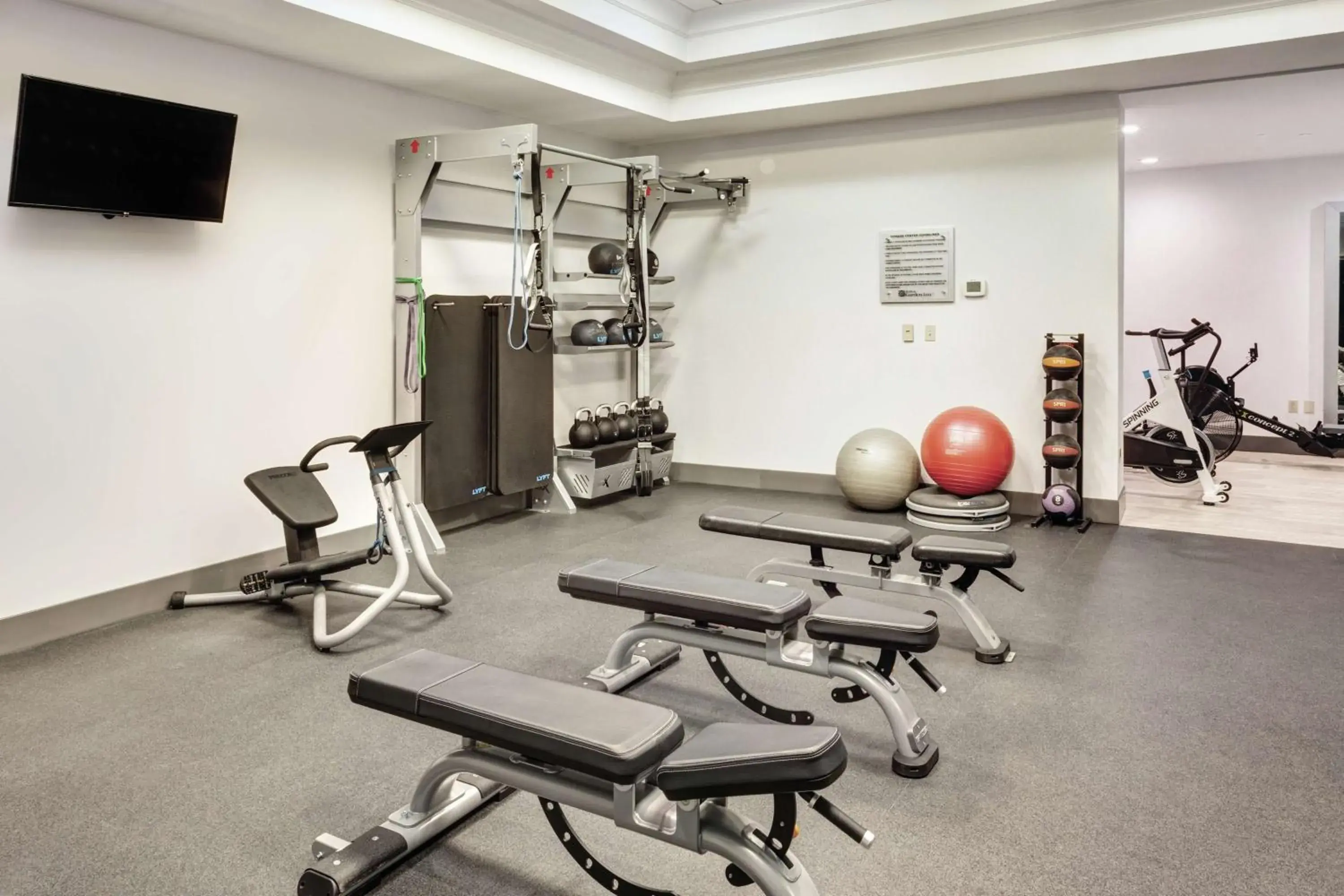 Fitness centre/facilities in Hilton Garden Inn Evanston Fitness centre/facilities in Hilton Garden Inn Evanston
