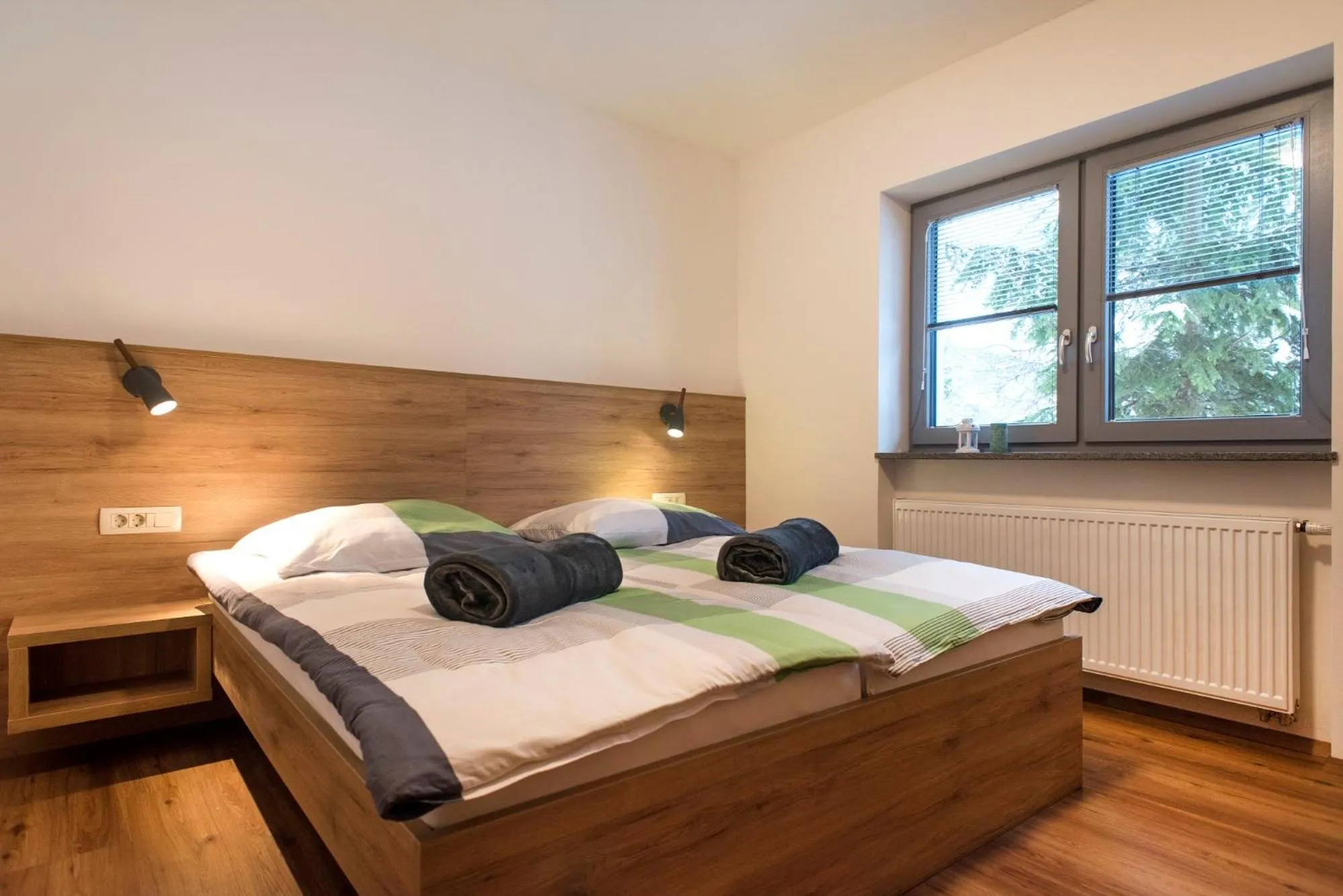Bed in Apartments Sivka - Private Sauna