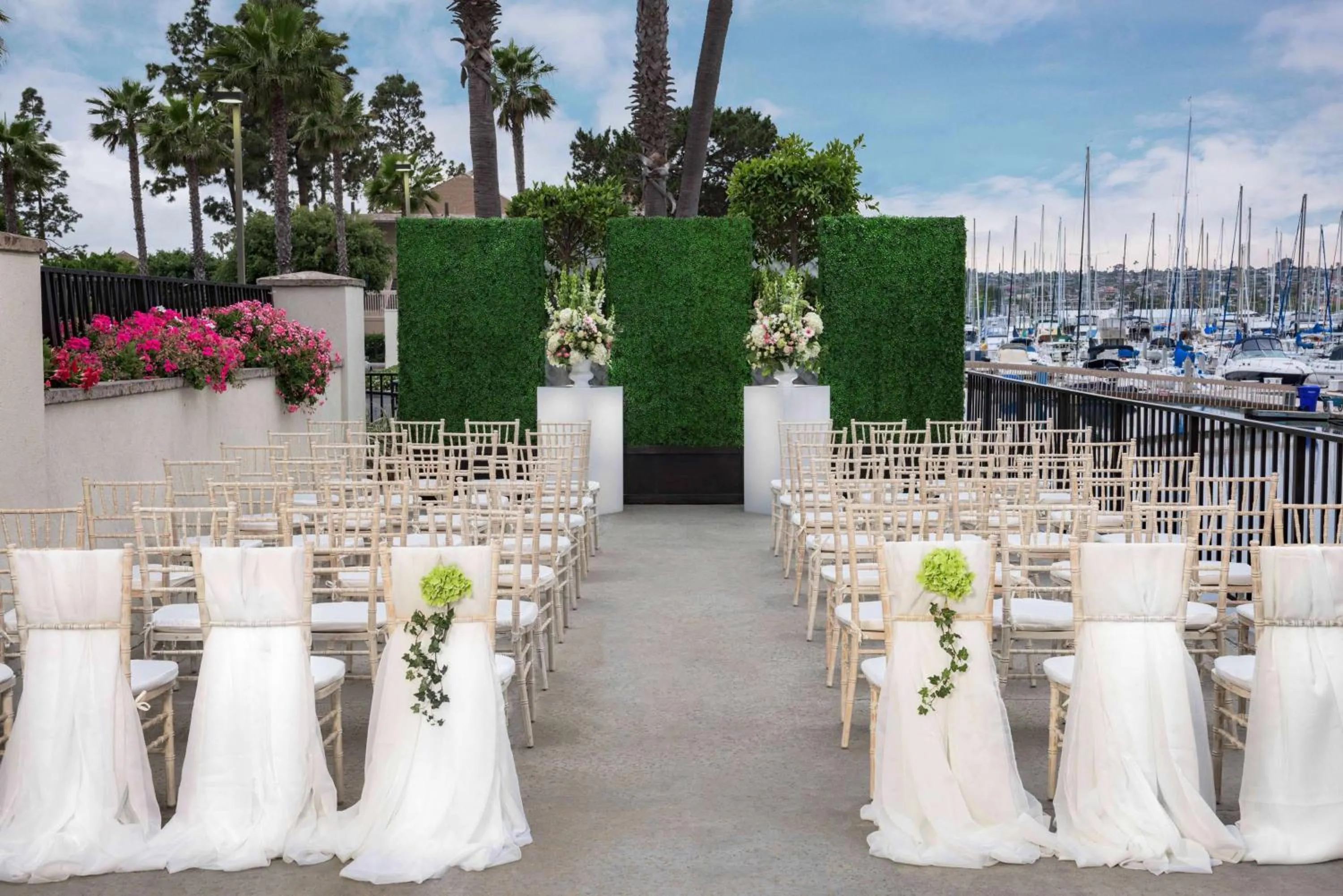 Patio in Hilton San Diego Airport/Harbor Island