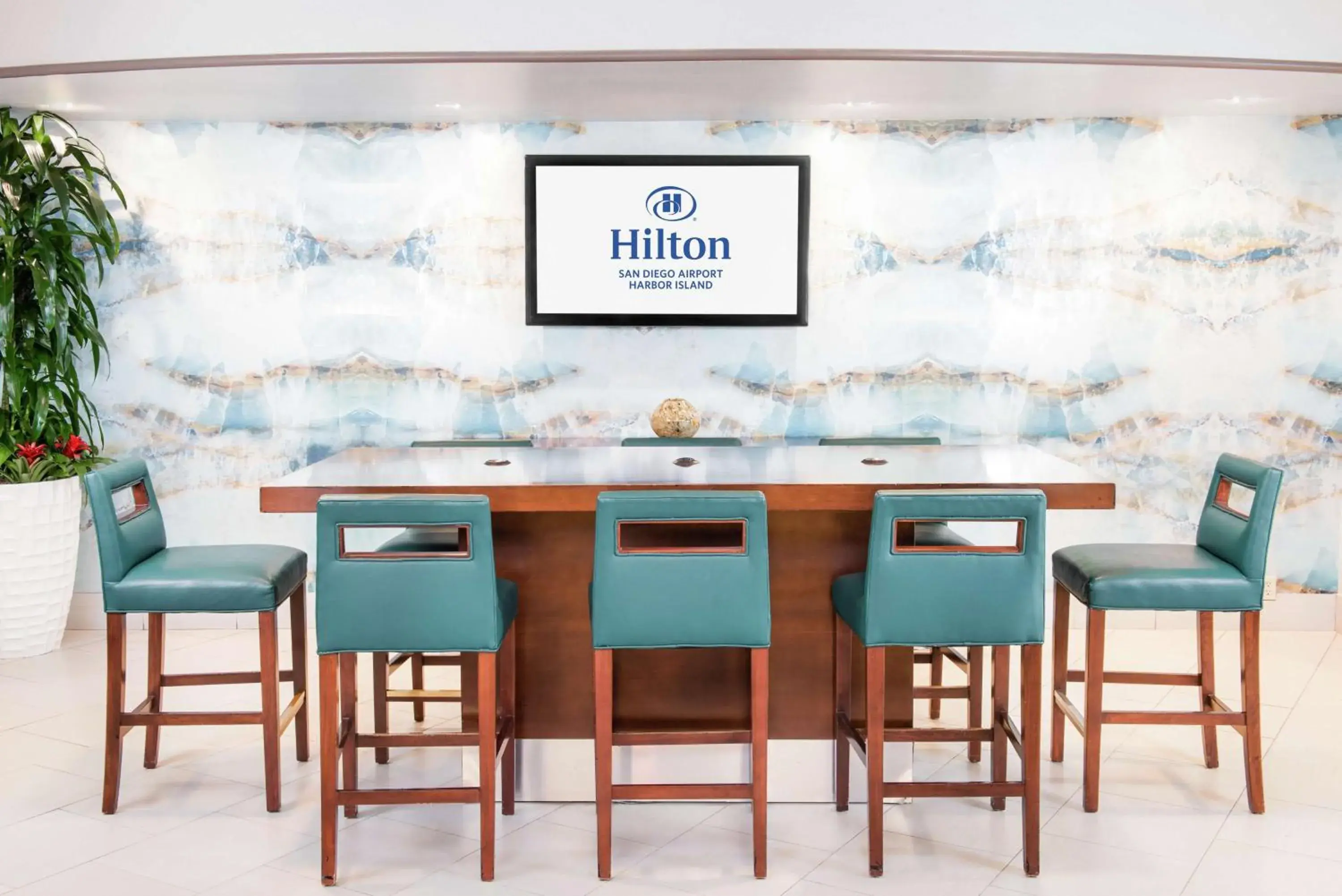 Lobby or reception in Hilton San Diego Airport/Harbor Island Lobby or reception in Hilton San Diego Airport/Harbor Island