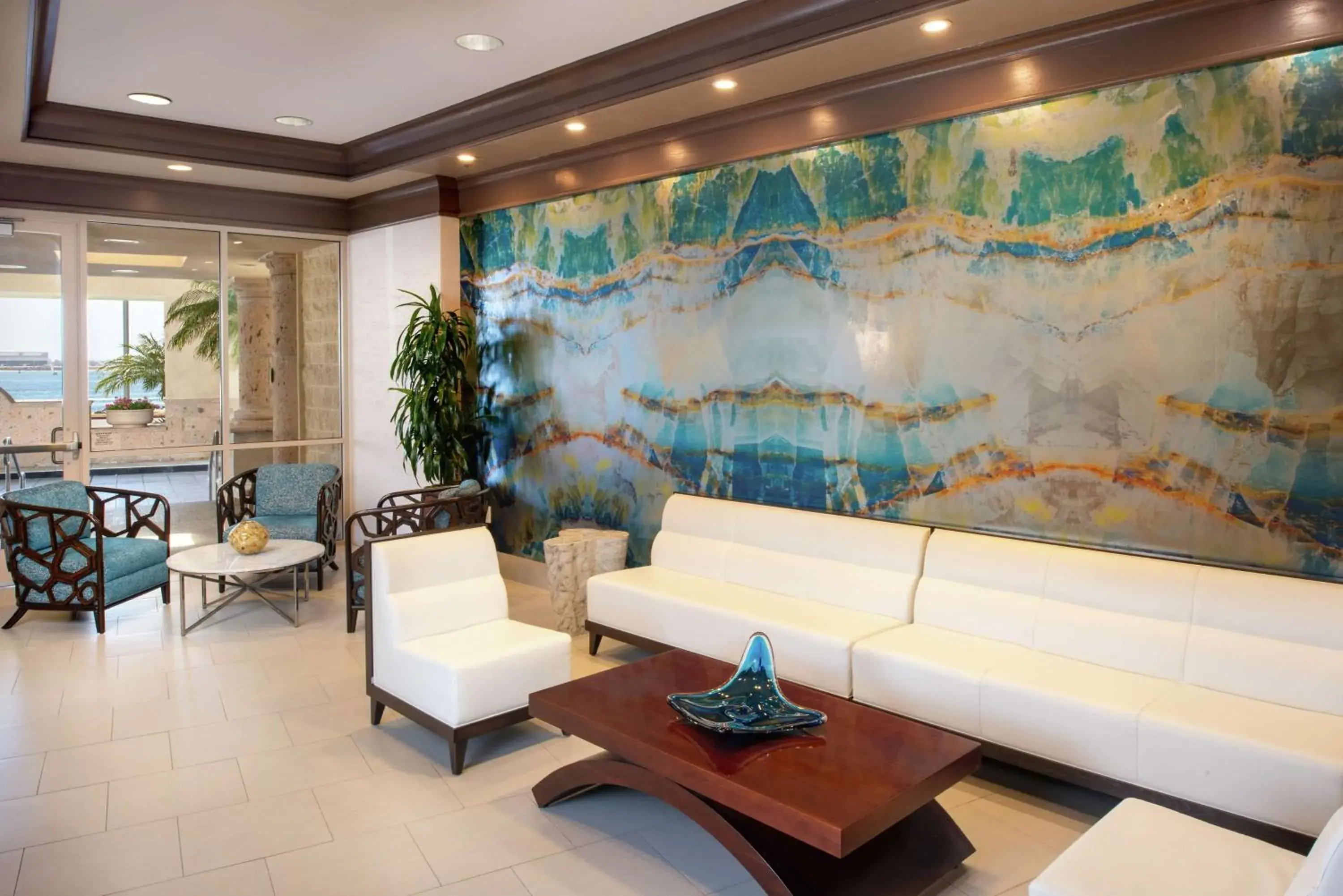 Lobby or reception in Hilton San Diego Airport/Harbor Island Lobby or reception in Hilton San Diego Airport/Harbor Island