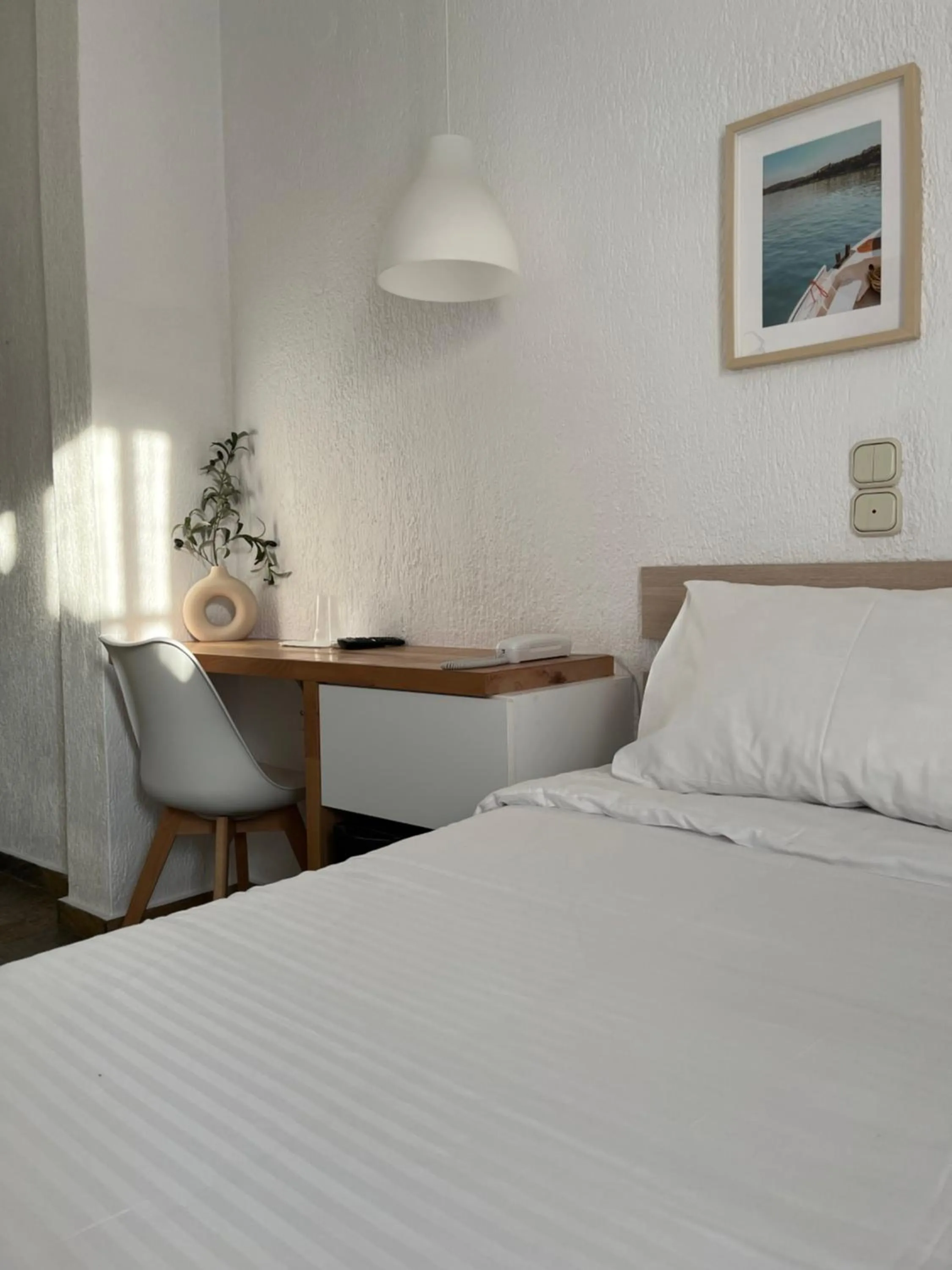 Bed in Panormos Beach Hotel Skopelos