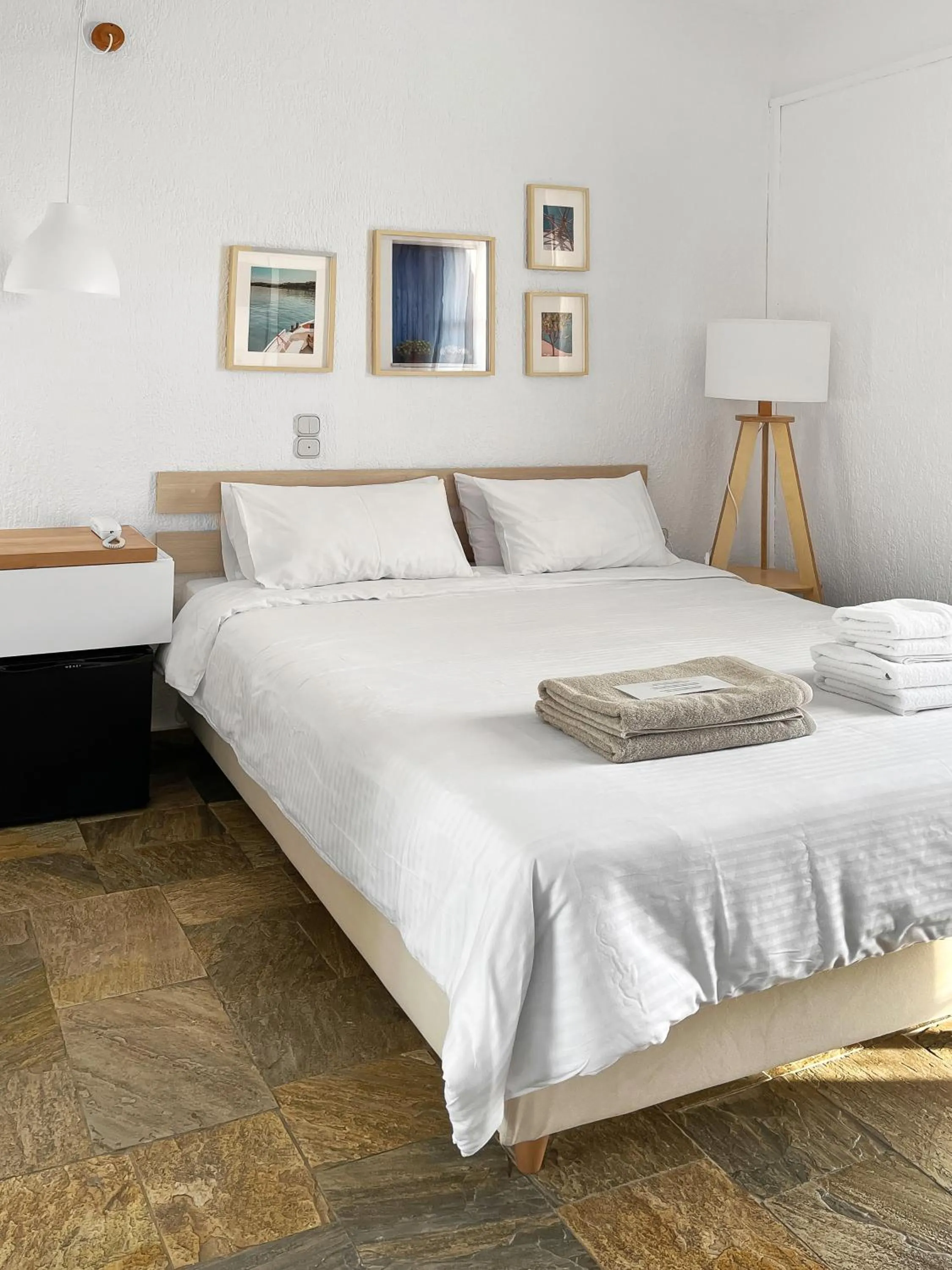 Bed in Panormos Beach Hotel Skopelos