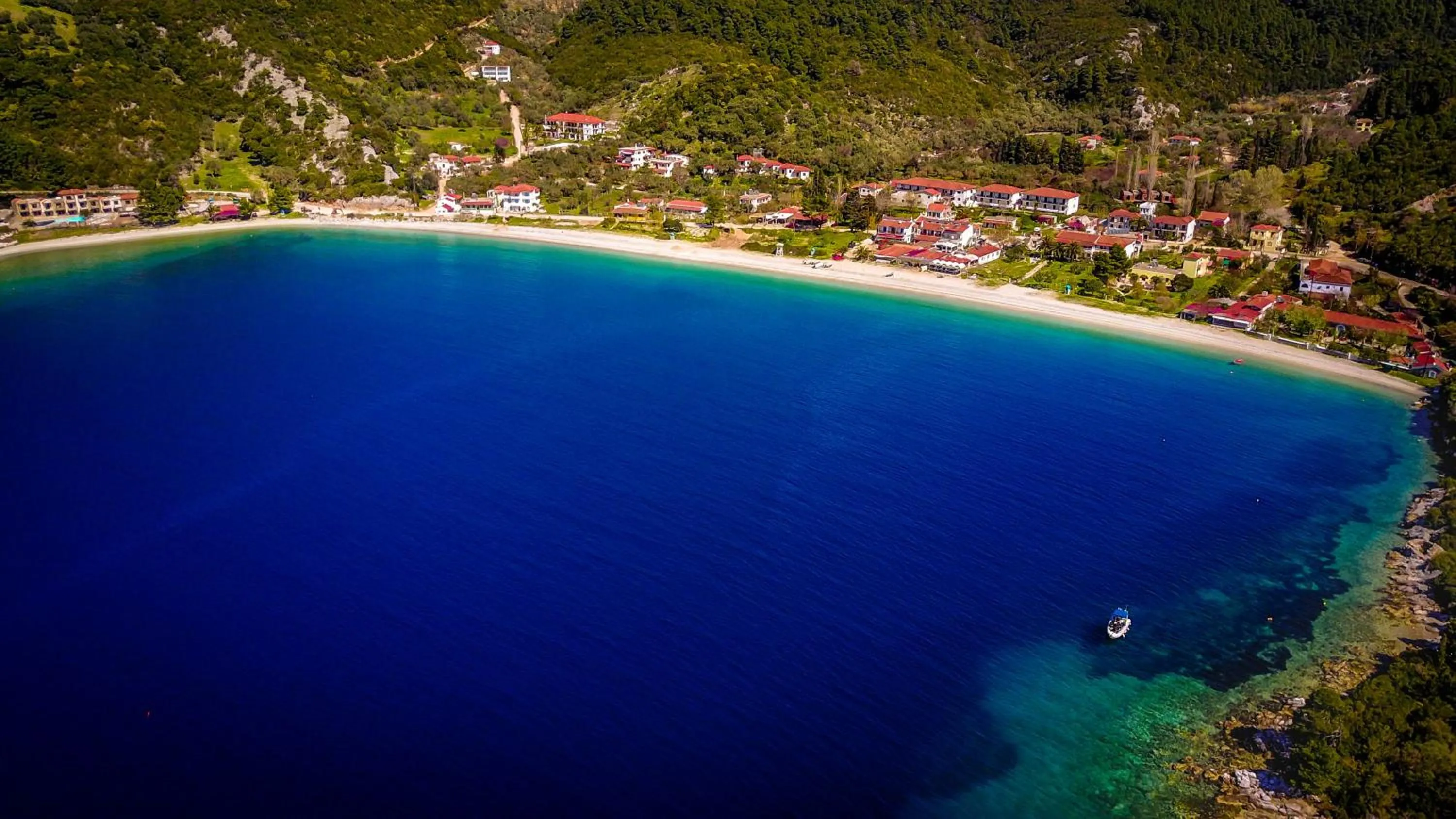 Natural landscape in Panormos Beach Hotel Skopelos