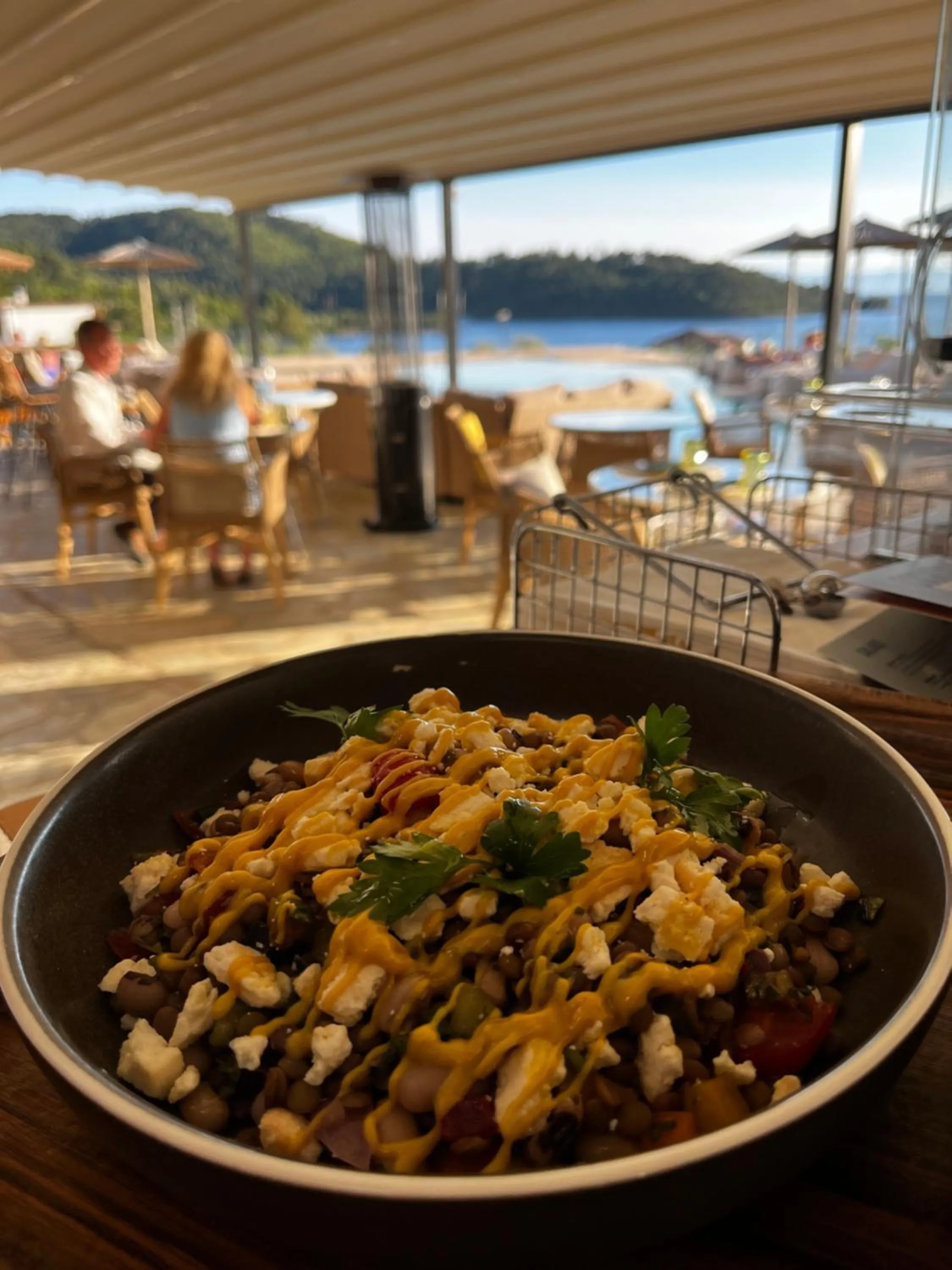 Restaurant/places to eat in Panormos Beach Hotel Skopelos