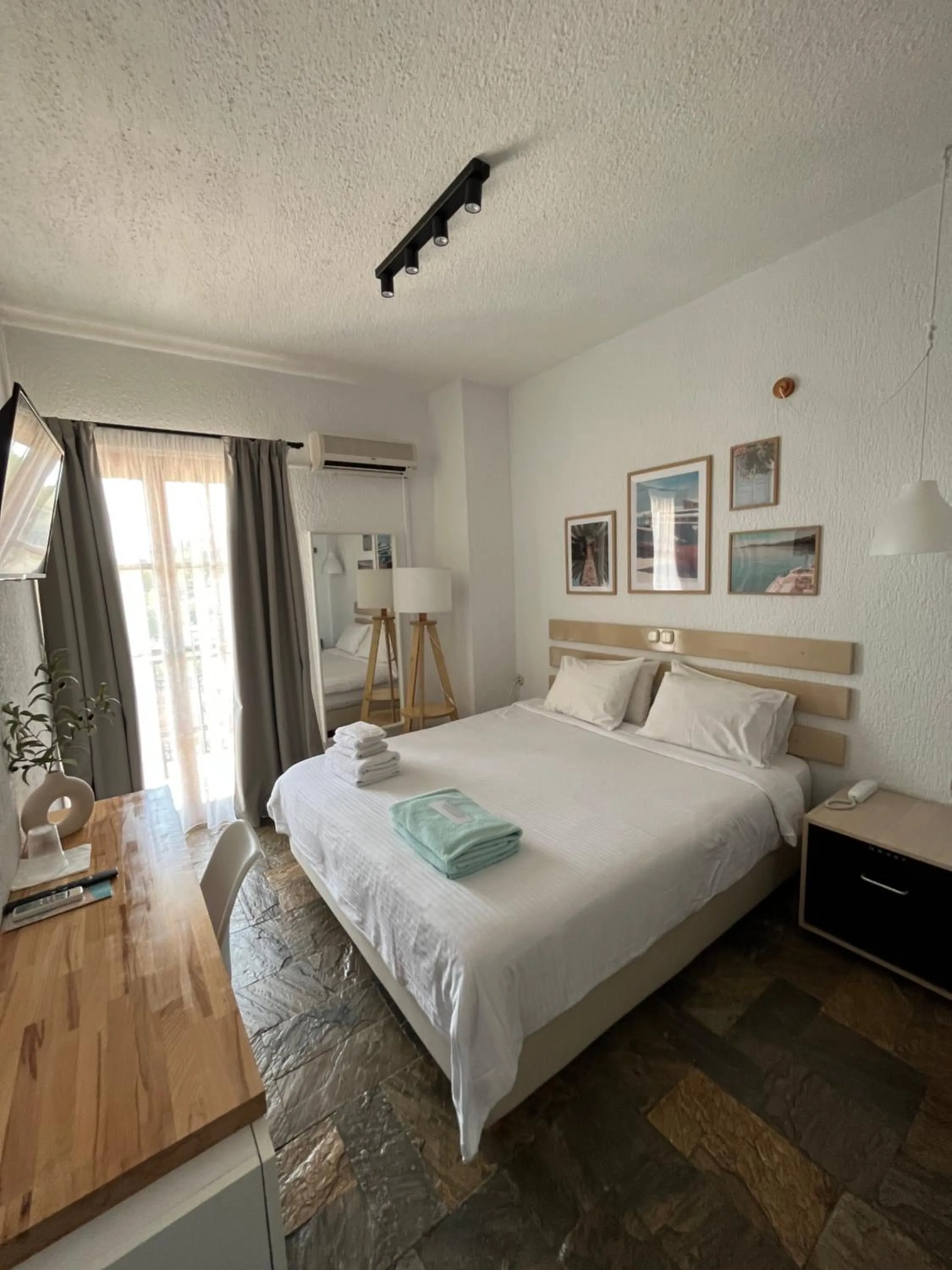 Bed in Panormos Beach Hotel Skopelos