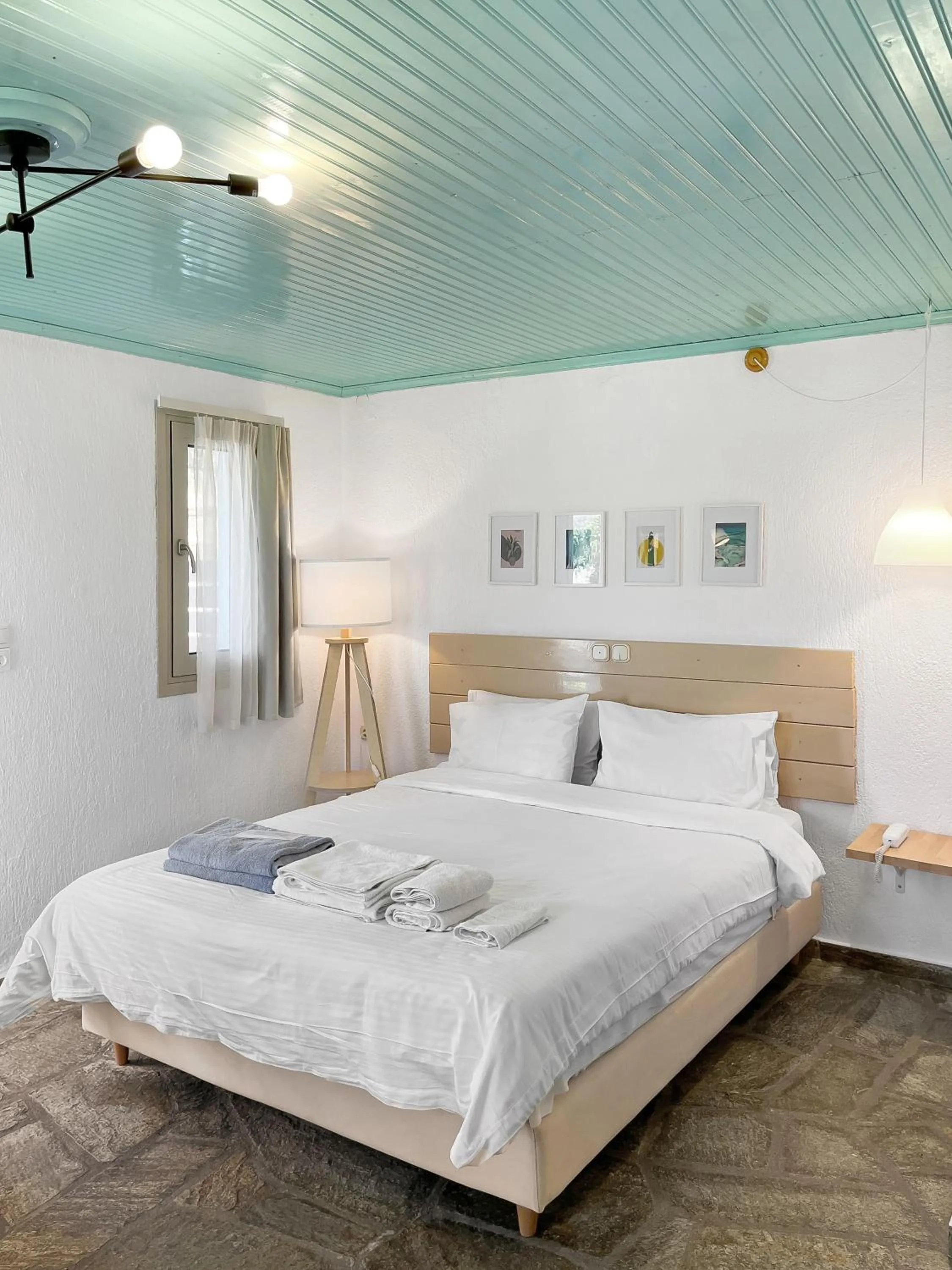 Bed in Panormos Beach Hotel Skopelos