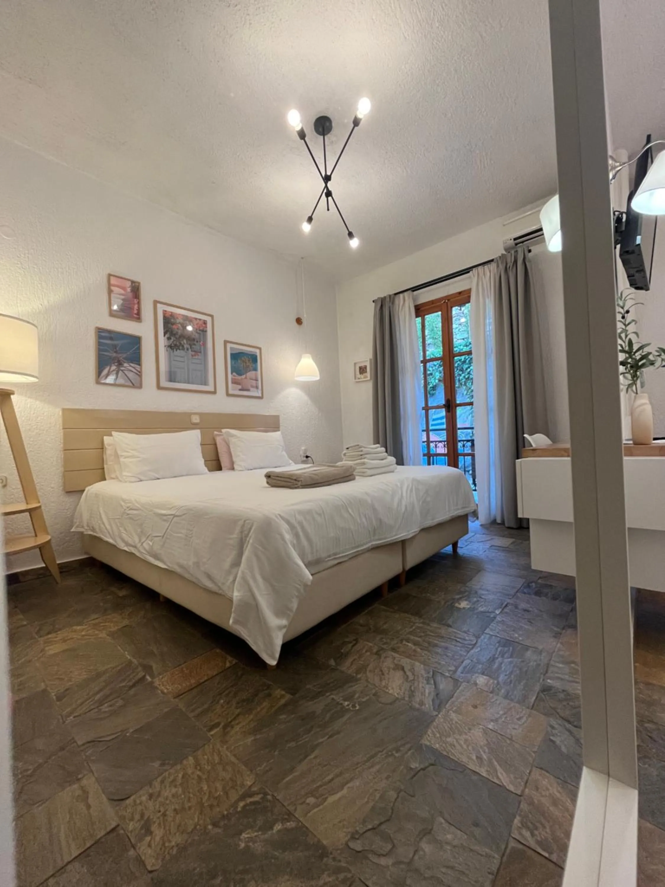 Bed in Panormos Beach Hotel Skopelos