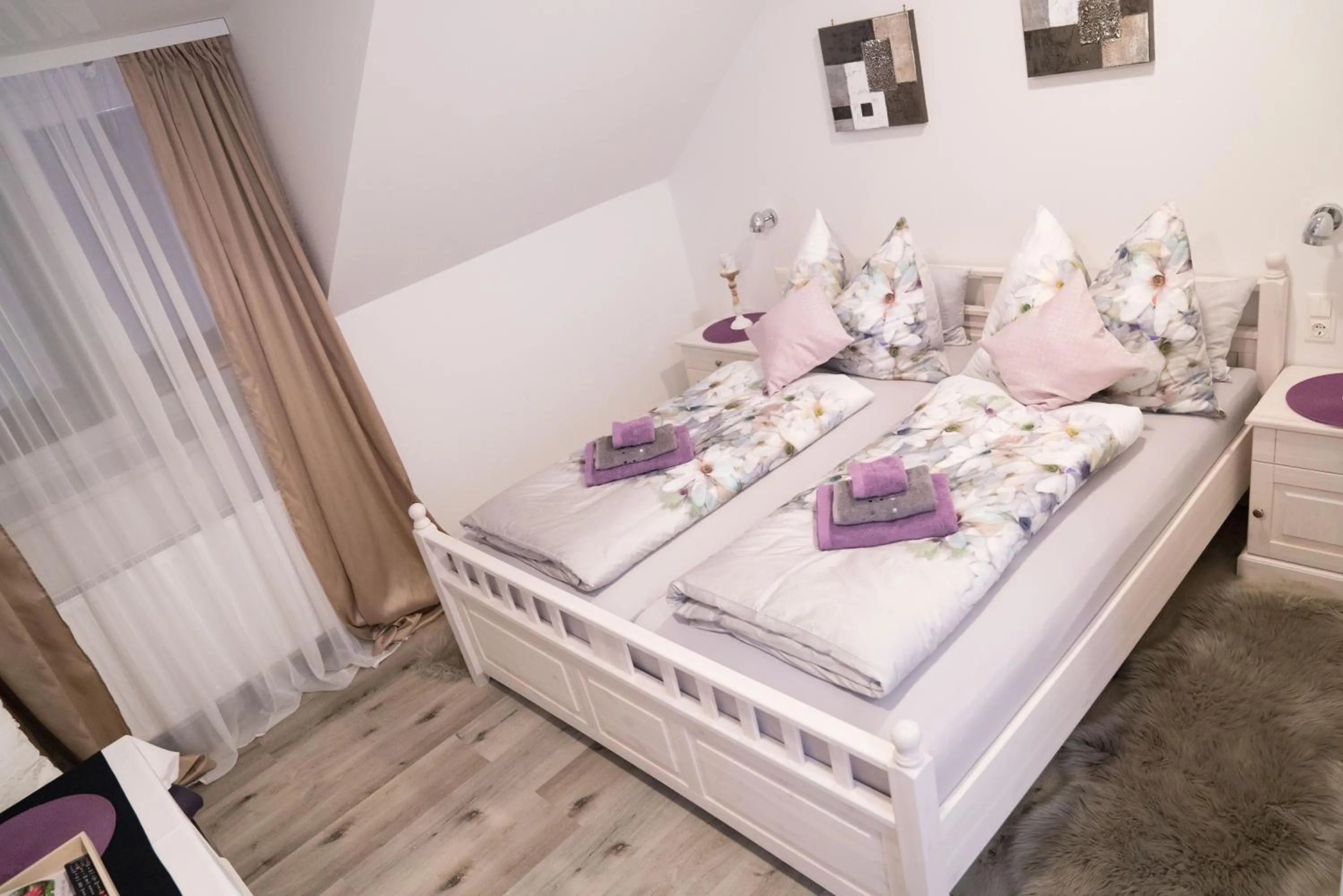 Bed in Pension & Restaurant La Amalia