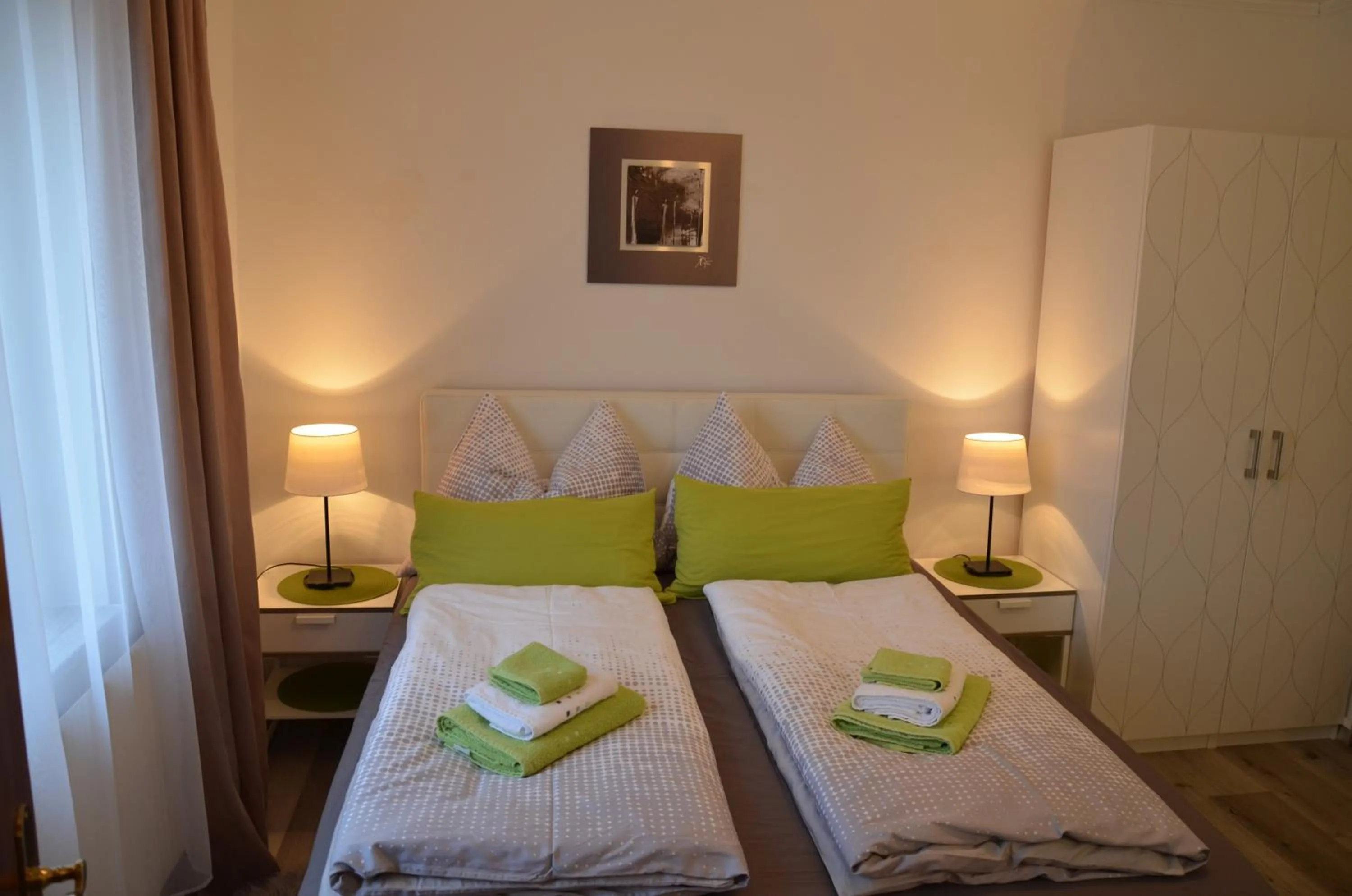 Decorative detail, Bed in Pension & Restaurant La Amalia