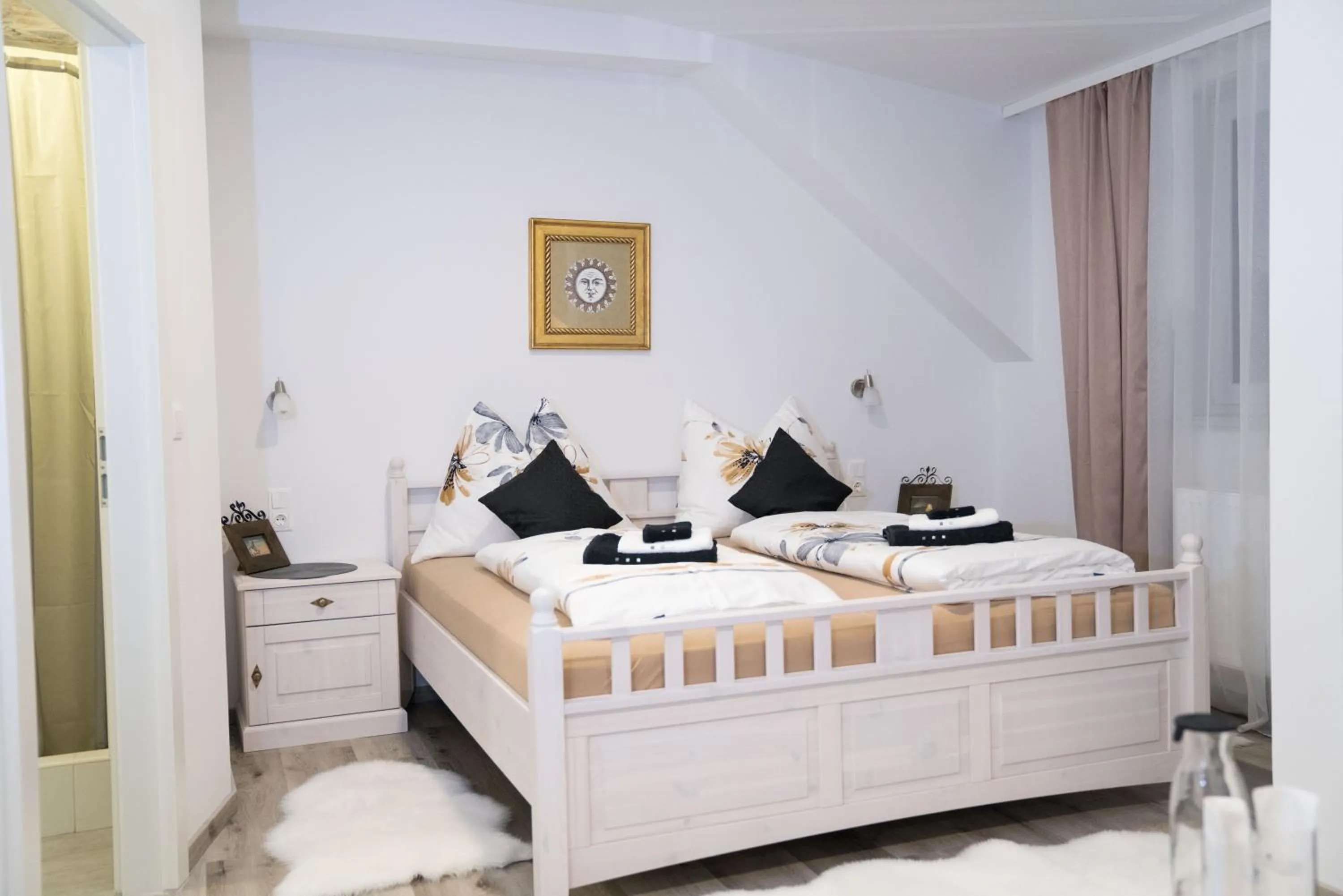 Bed in Pension & Restaurant La Amalia