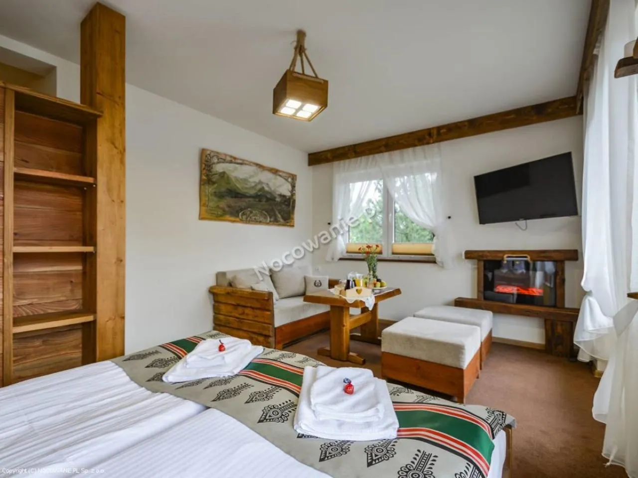 Living room, Bed in Kazikowa Kuźnia