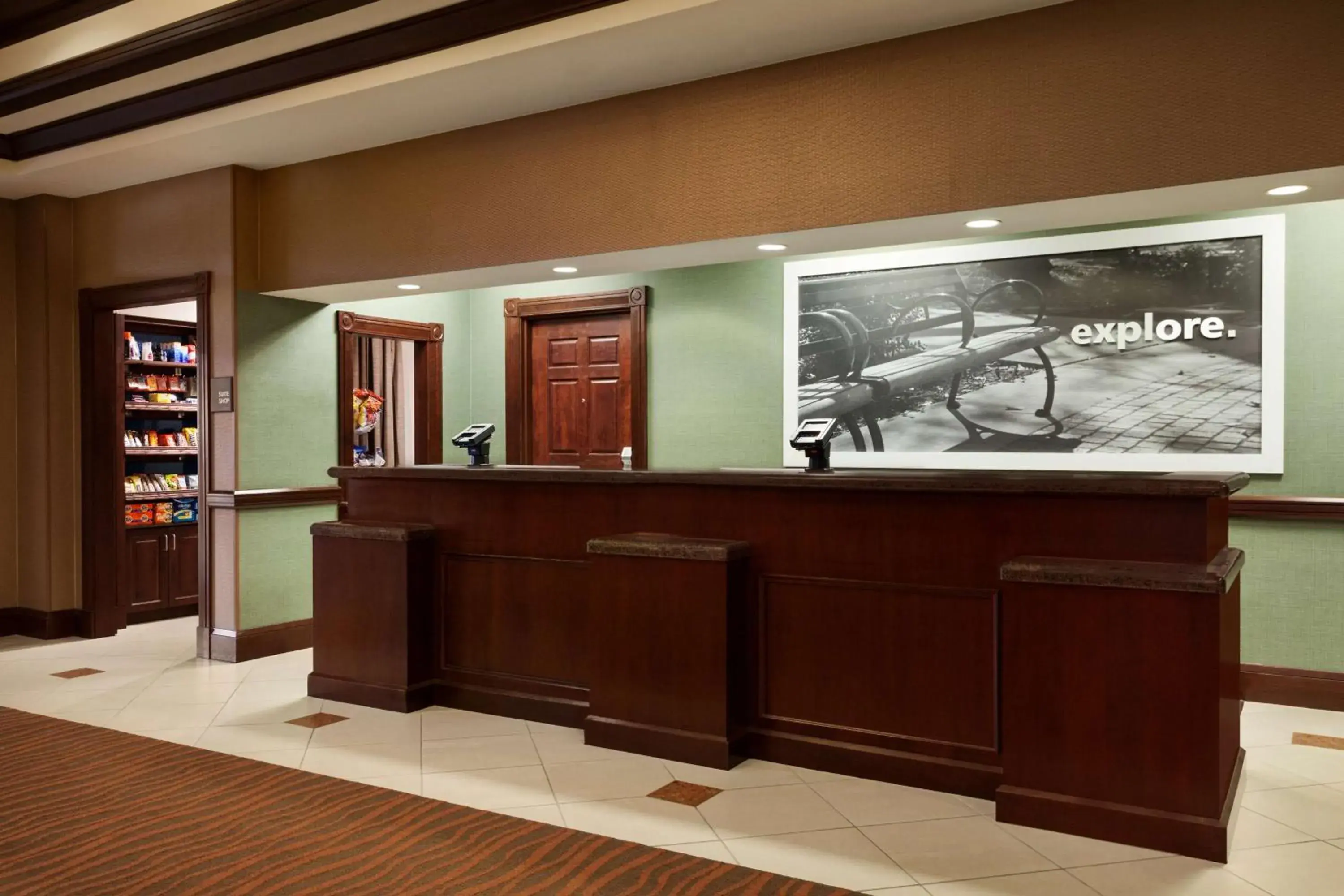 Lobby or reception in Hampton Inn & Suites Washington-Dulles International Airport Lobby or reception in Hampton Inn & Suites Washington-Dulles International Airport