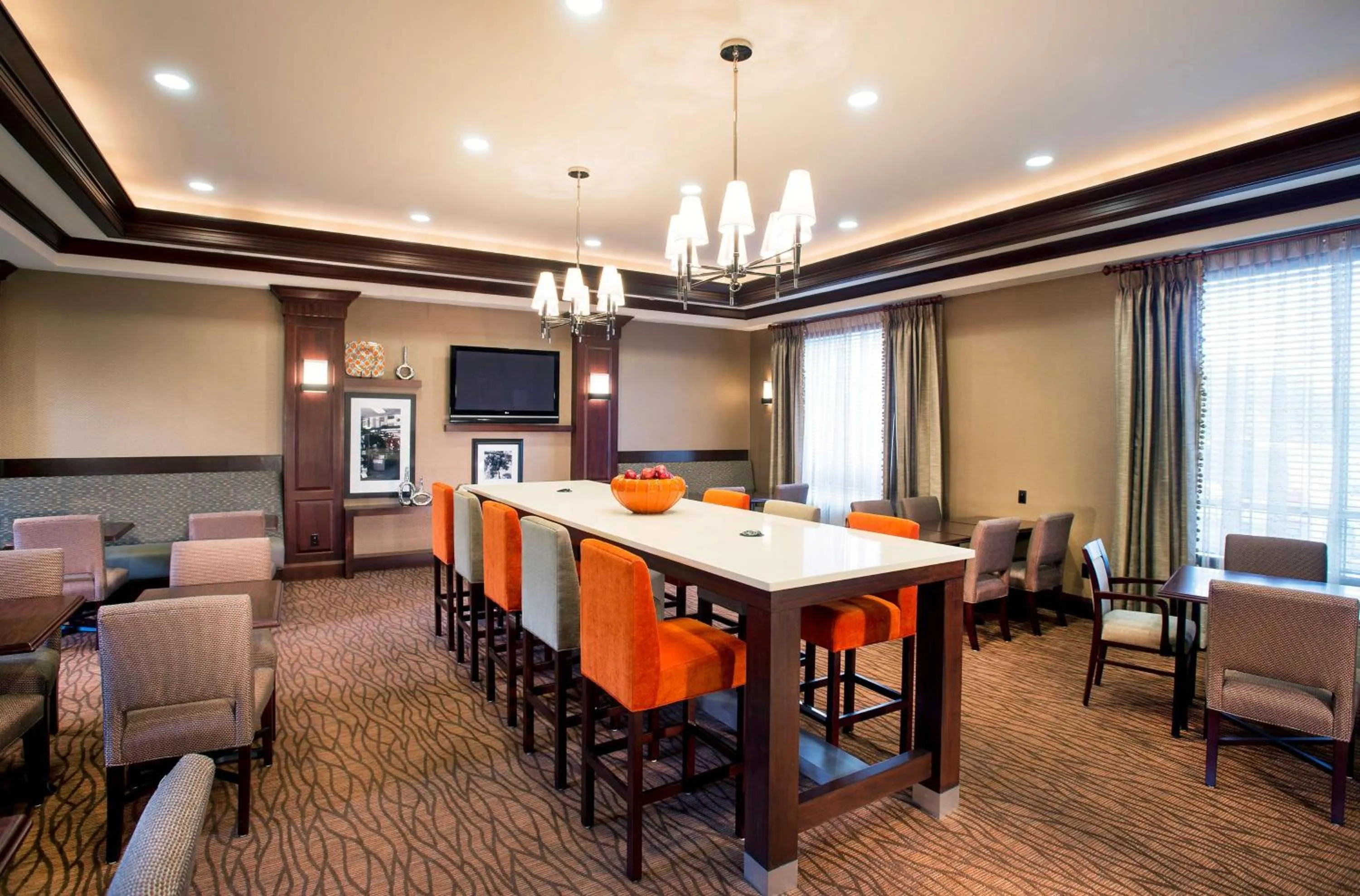 Lobby or reception in Hampton Inn & Suites Washington-Dulles International Airport