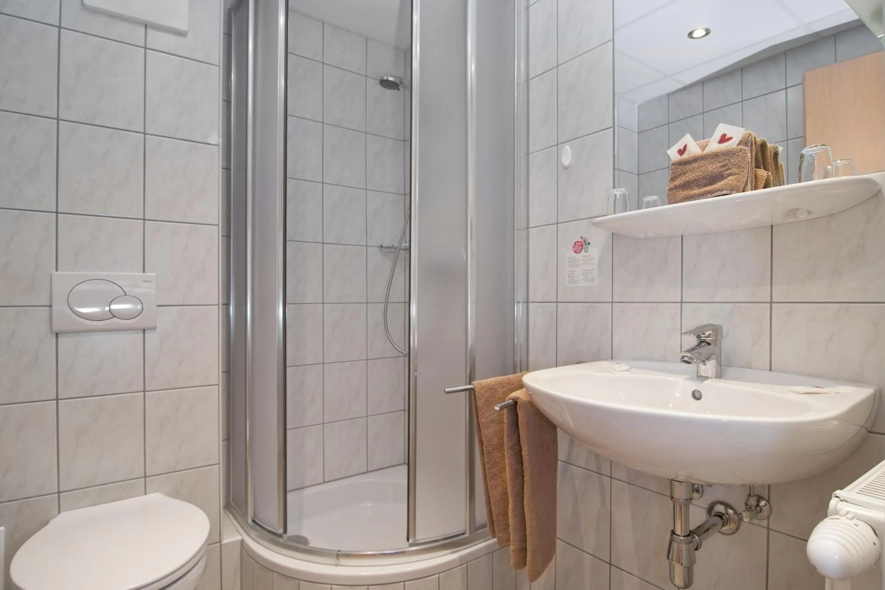 Bathroom in Hotel-Pension Melcher