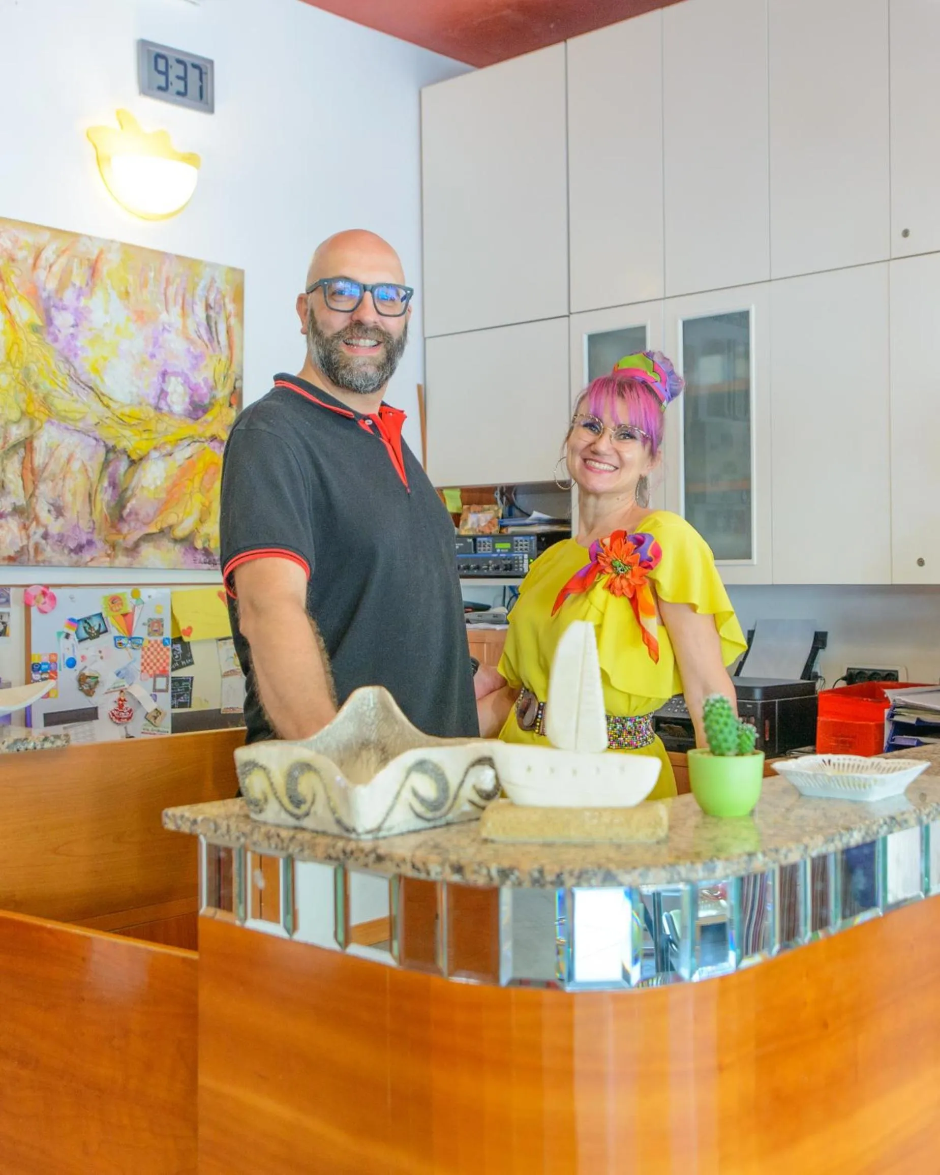 Lobby or reception in Hotel Sandra