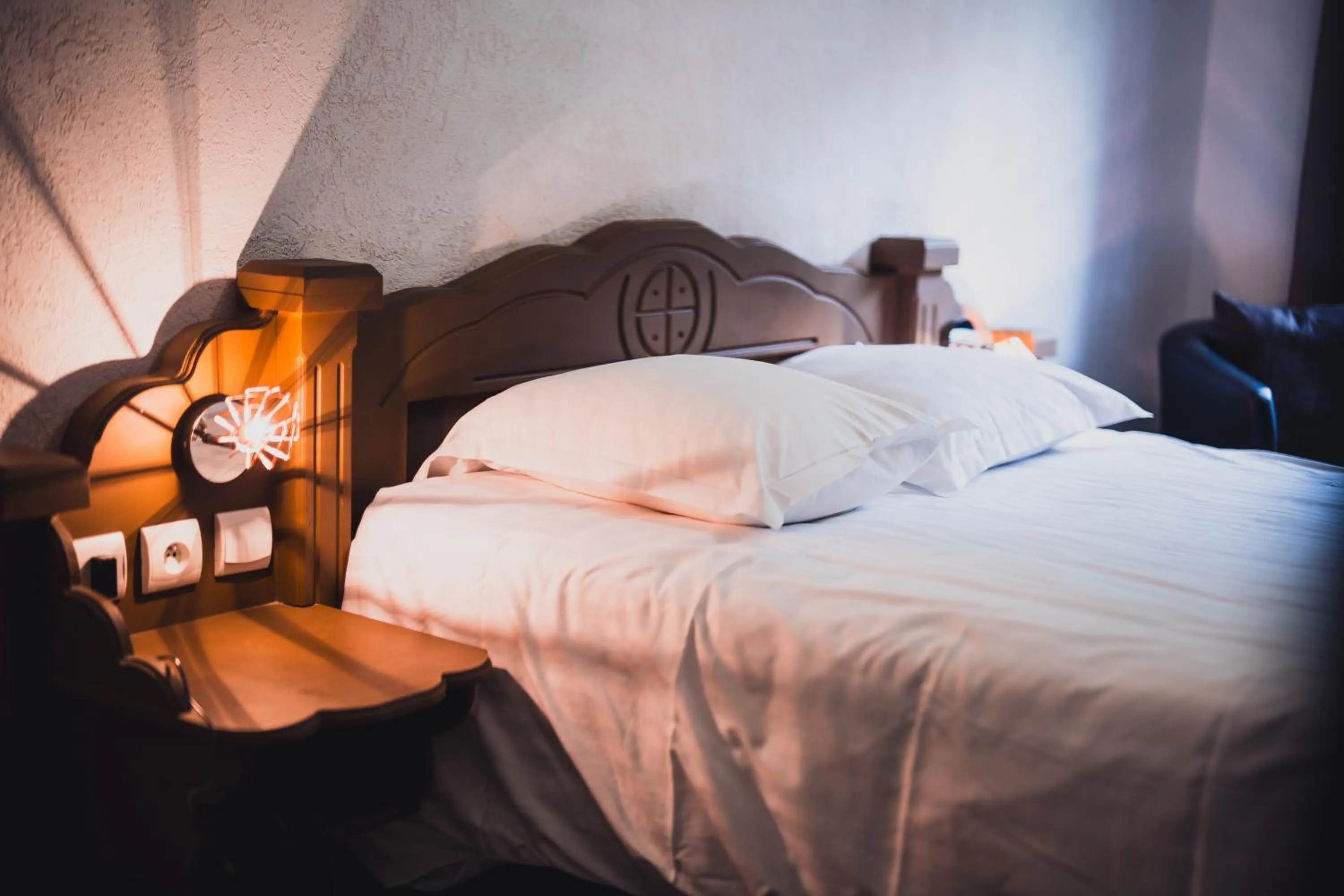 Bed in Hotel Du Donon