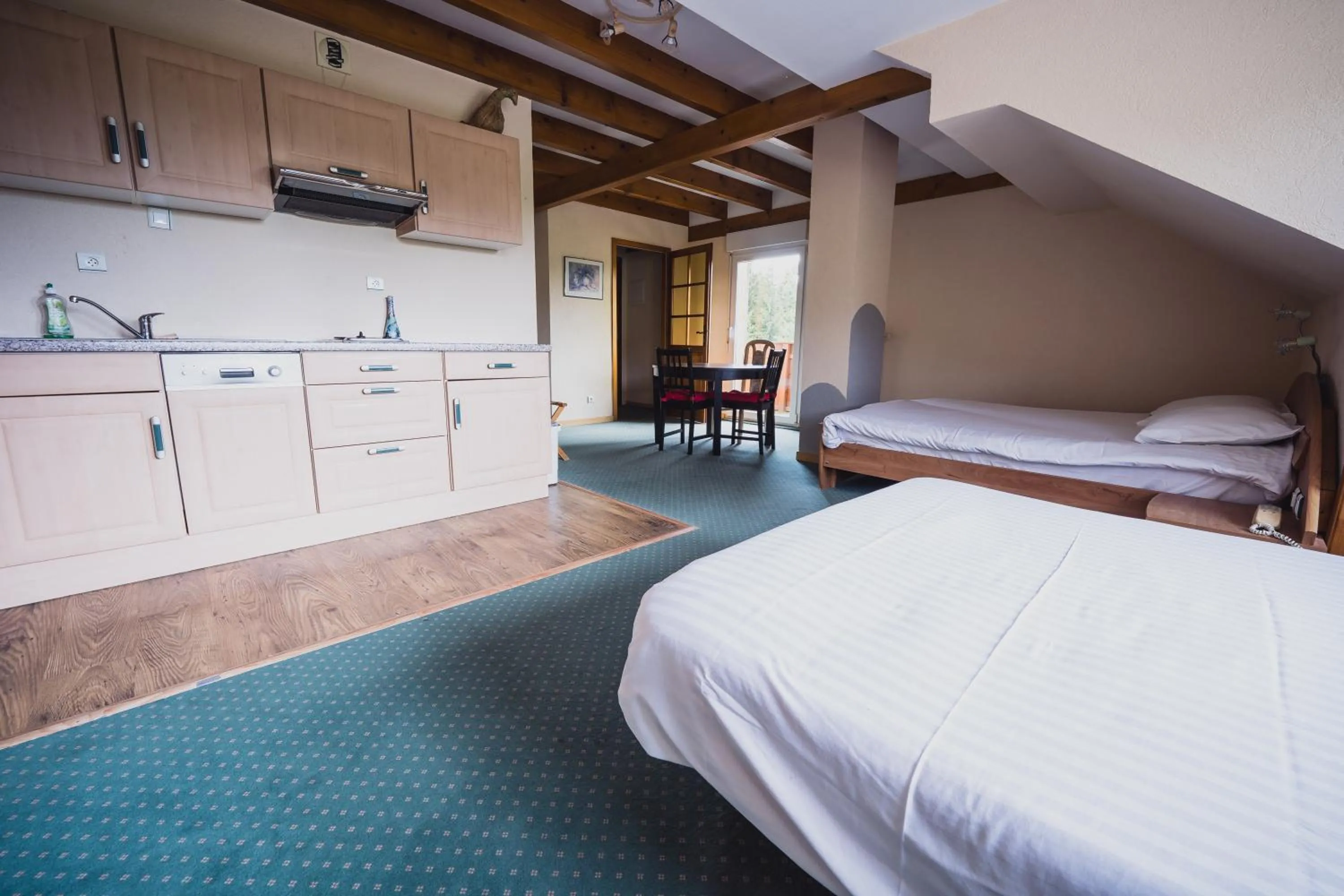 Bed in Hotel Du Donon