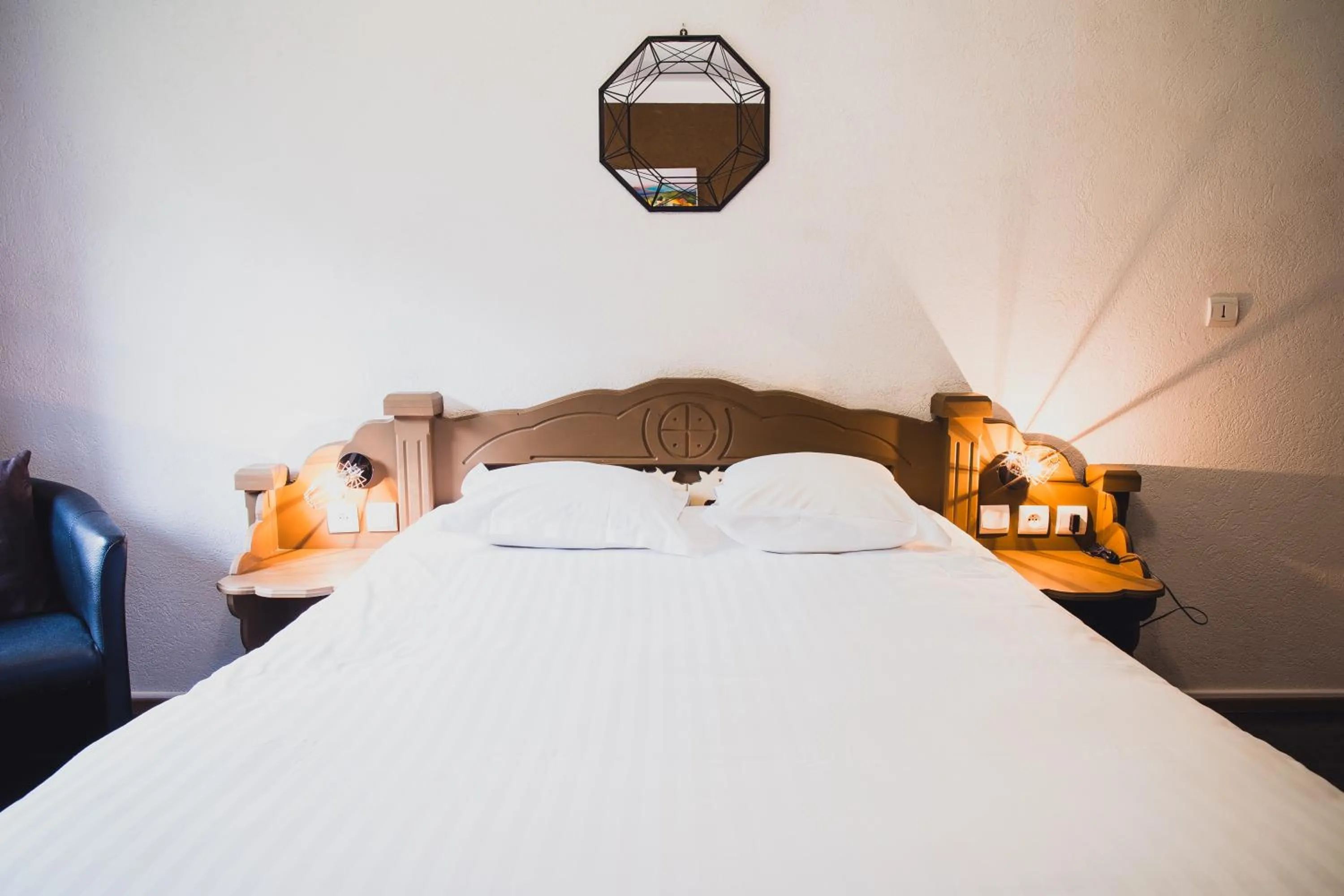 Bed in Hotel Du Donon