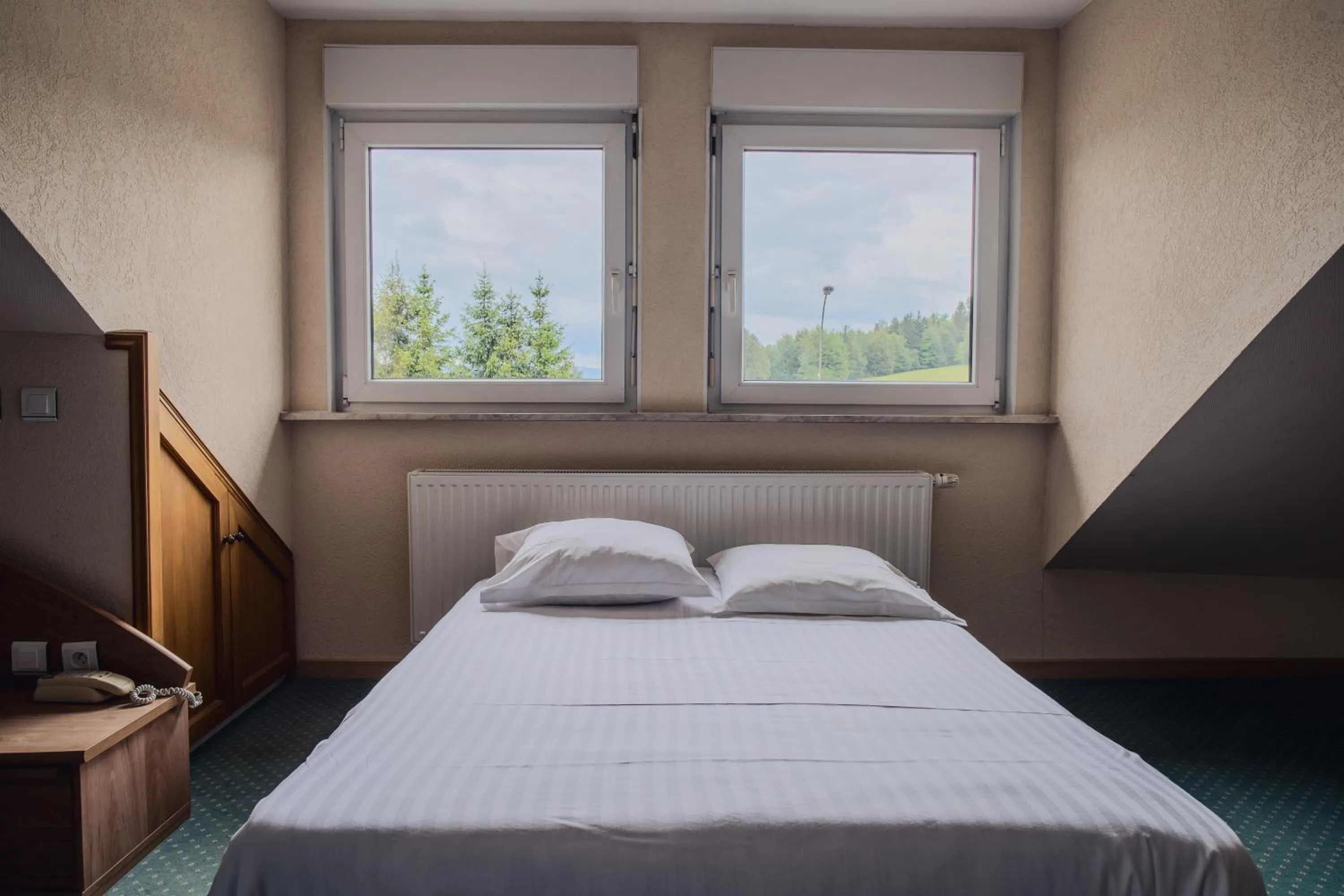 Bed in Hotel Du Donon