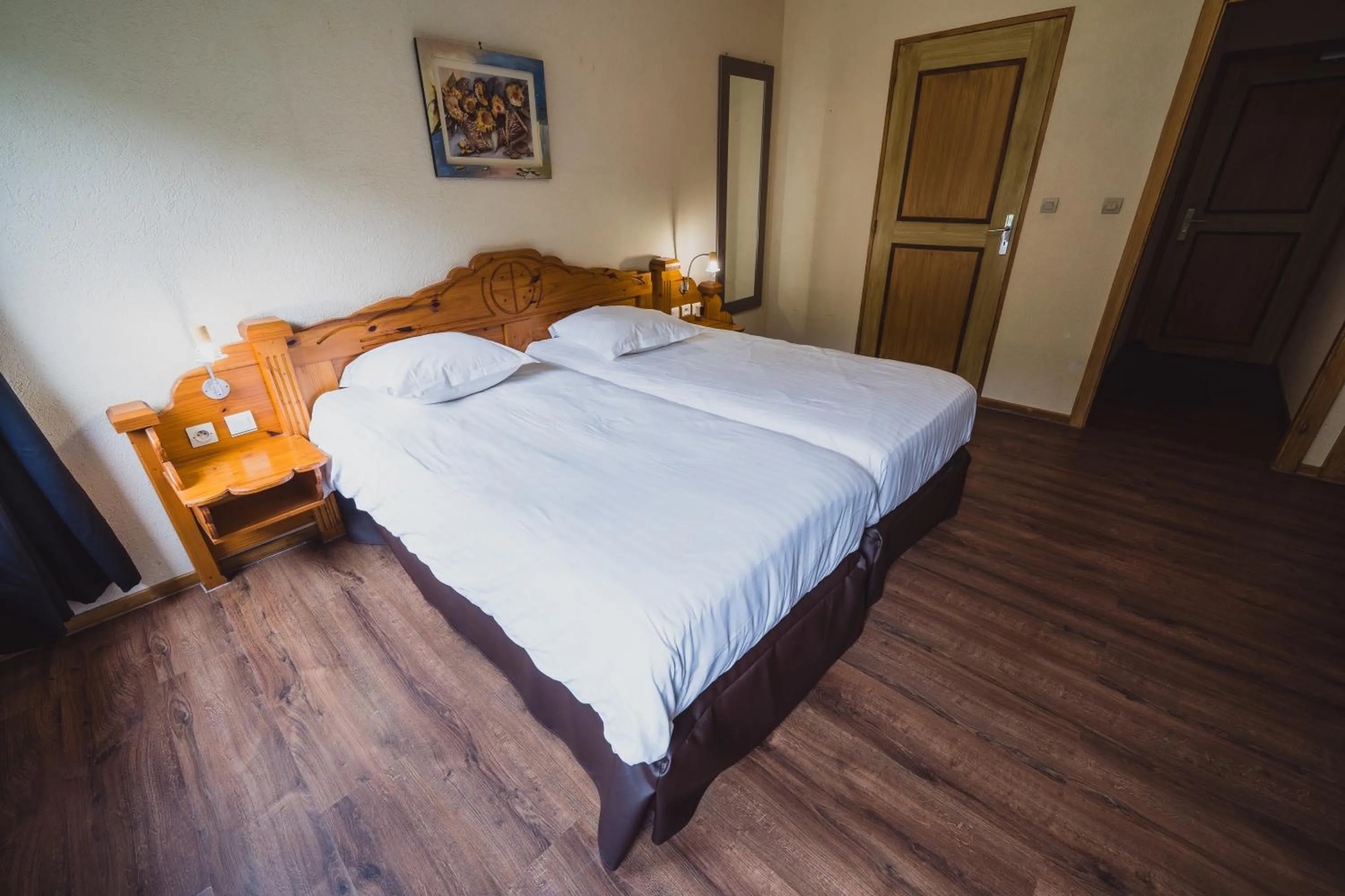 Bed in Hotel Du Donon