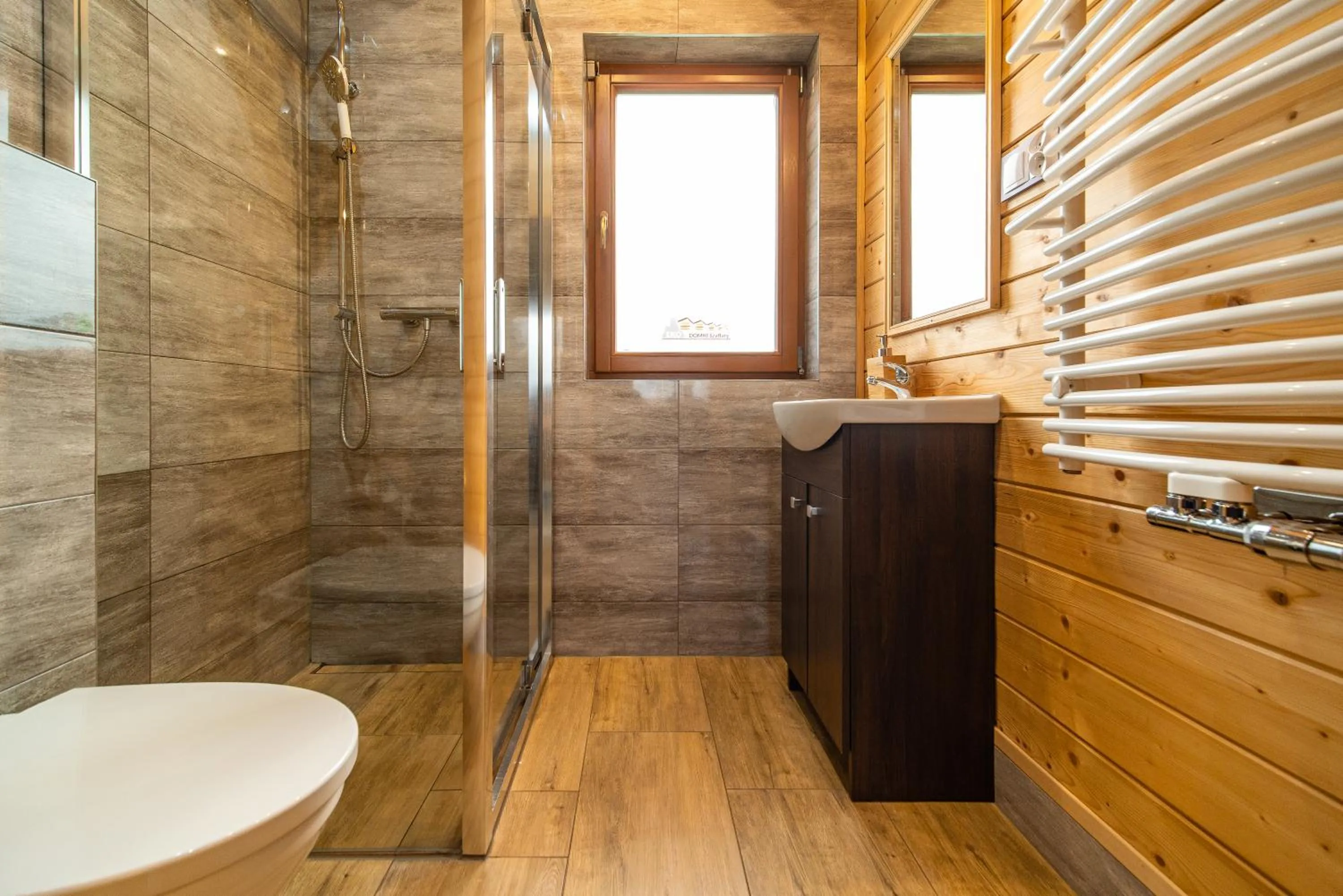 Bathroom in Eko domki MaMastra Szaflary