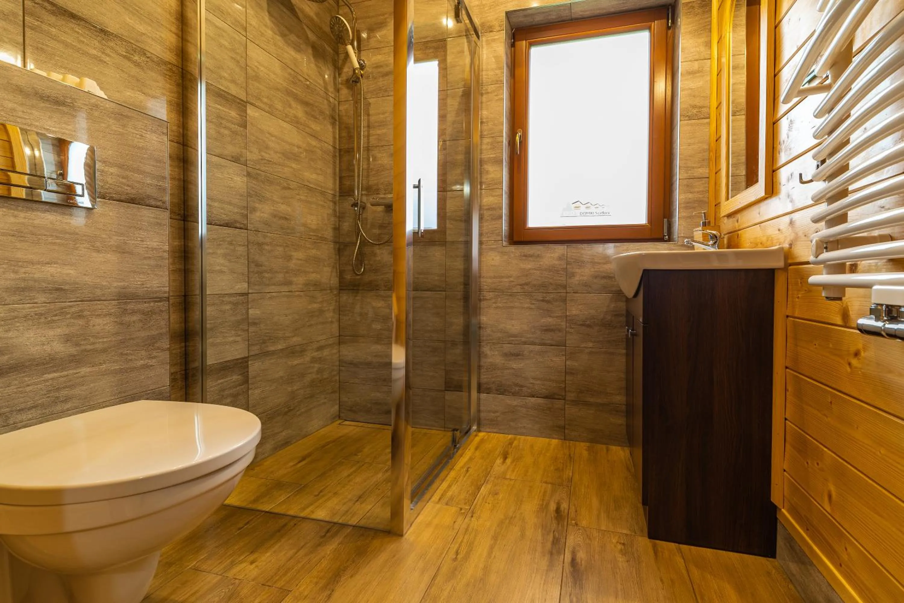 Bathroom in Eko domki MaMastra Szaflary