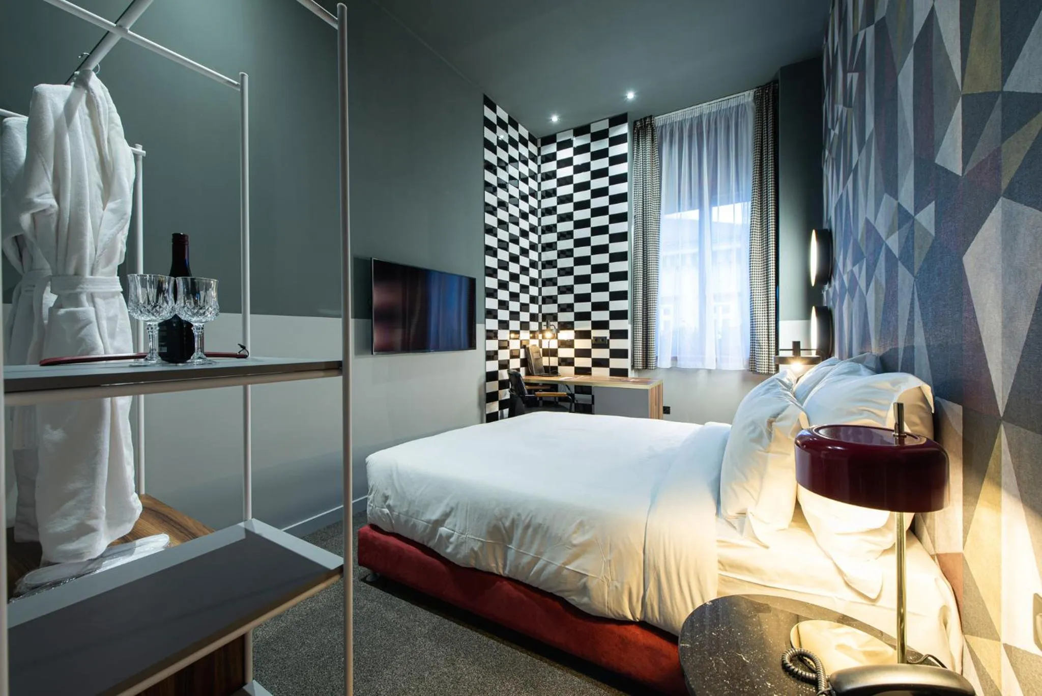 City view, Bed in Stories Boutique Hotel