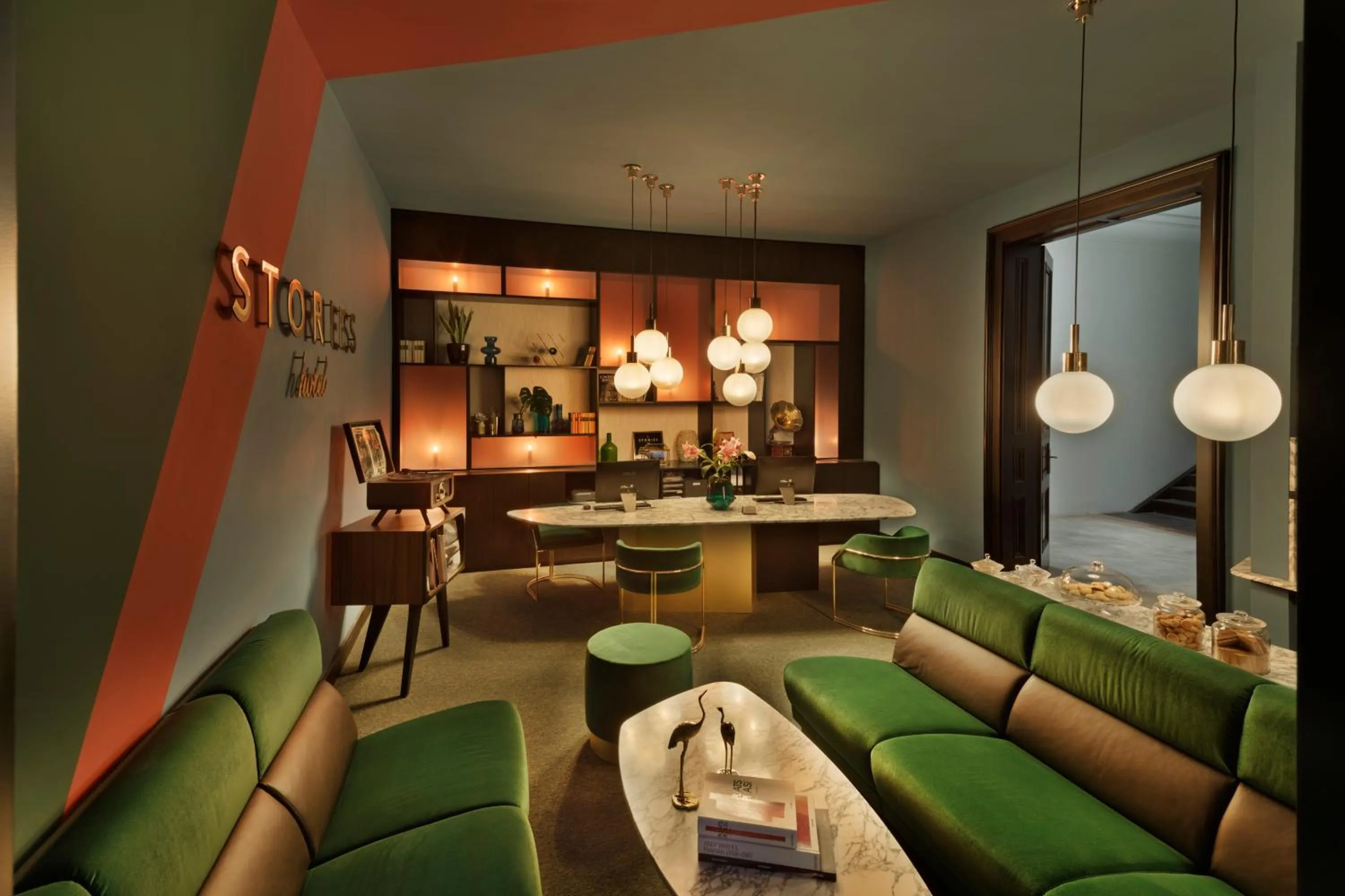 Lobby or reception in Stories Boutique Hotel