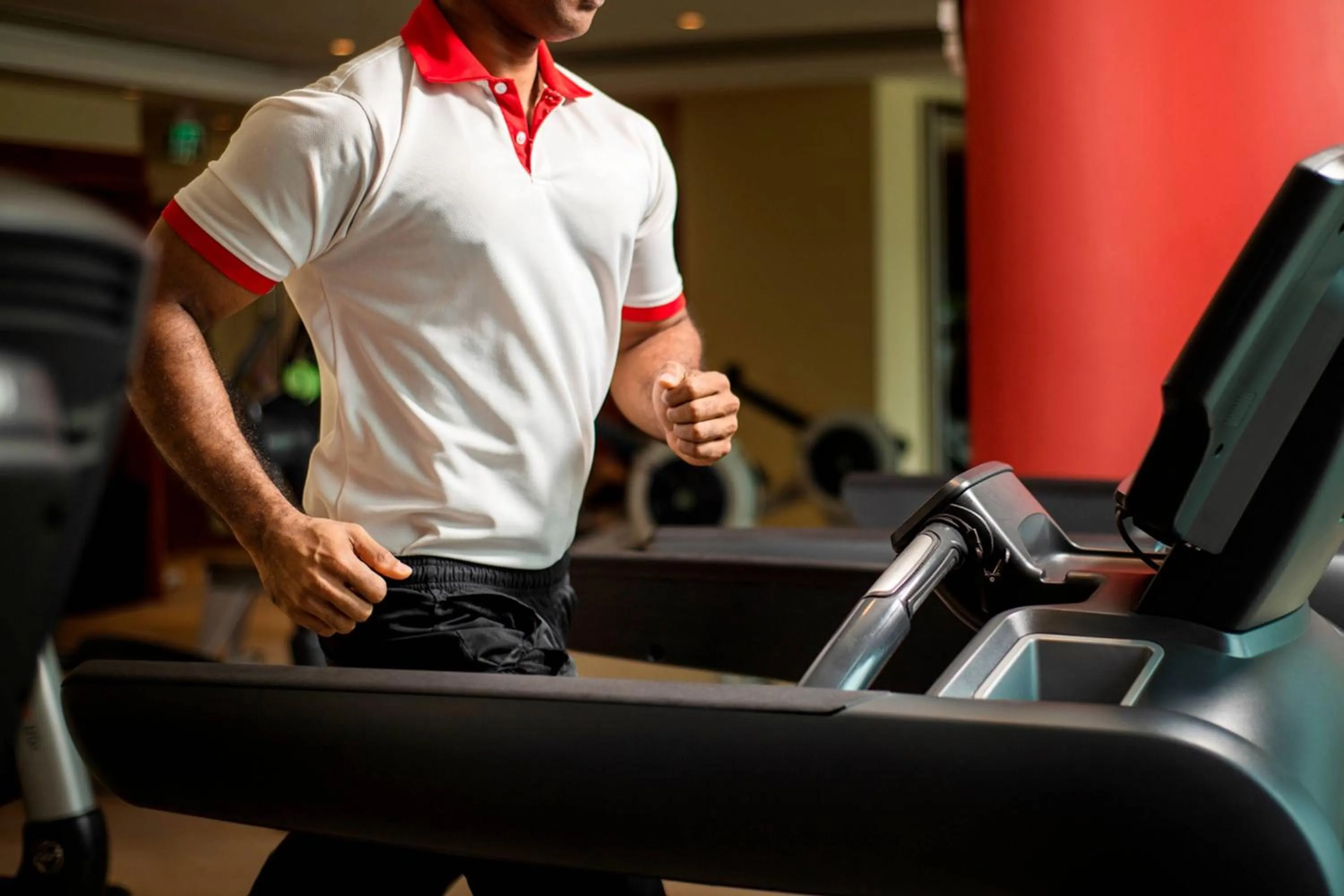 Fitness centre/facilities in Marriott Marquis City Center Doha Hotel