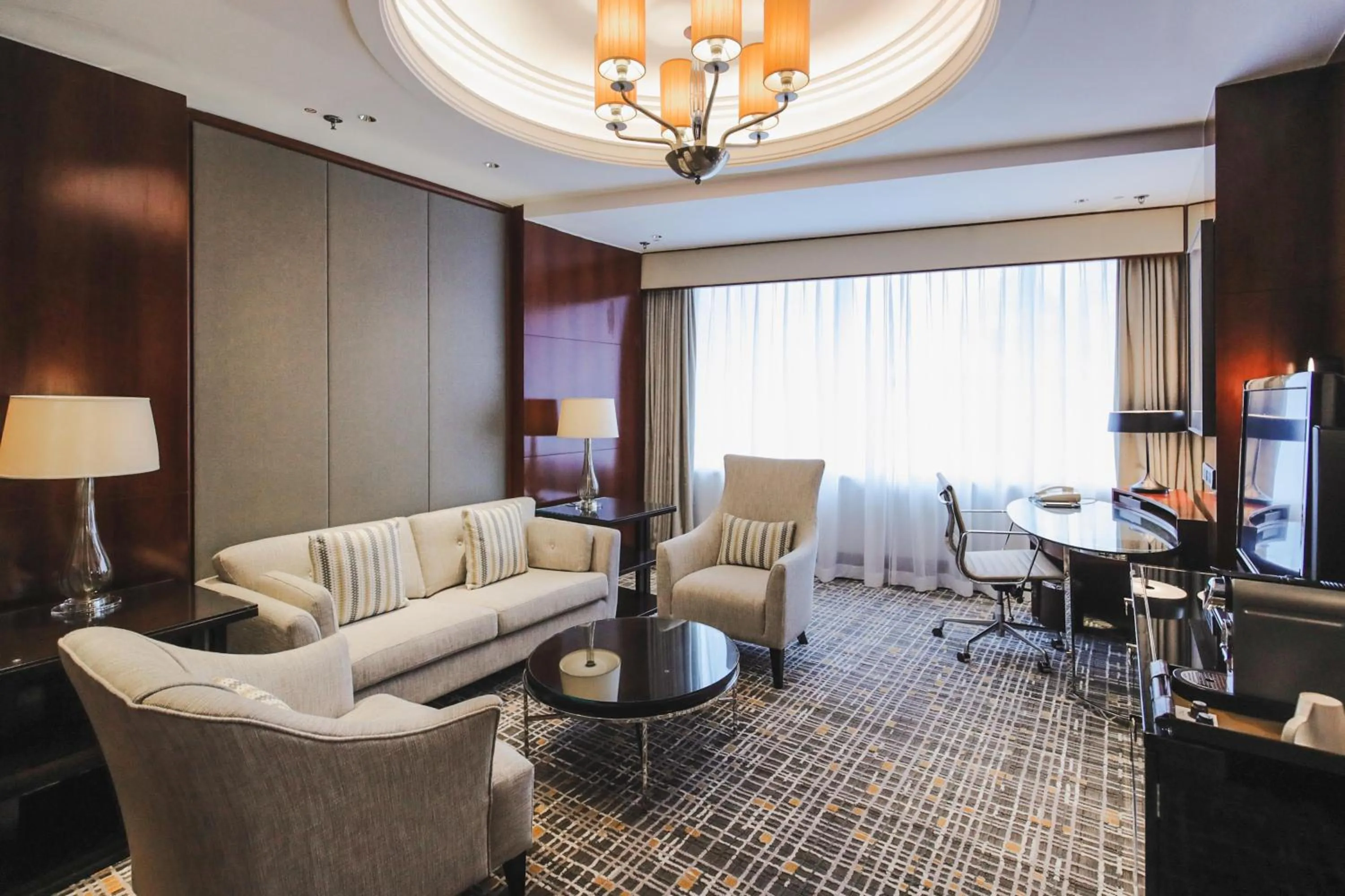 Living room in Shanghai Marriott Marquis City Centre