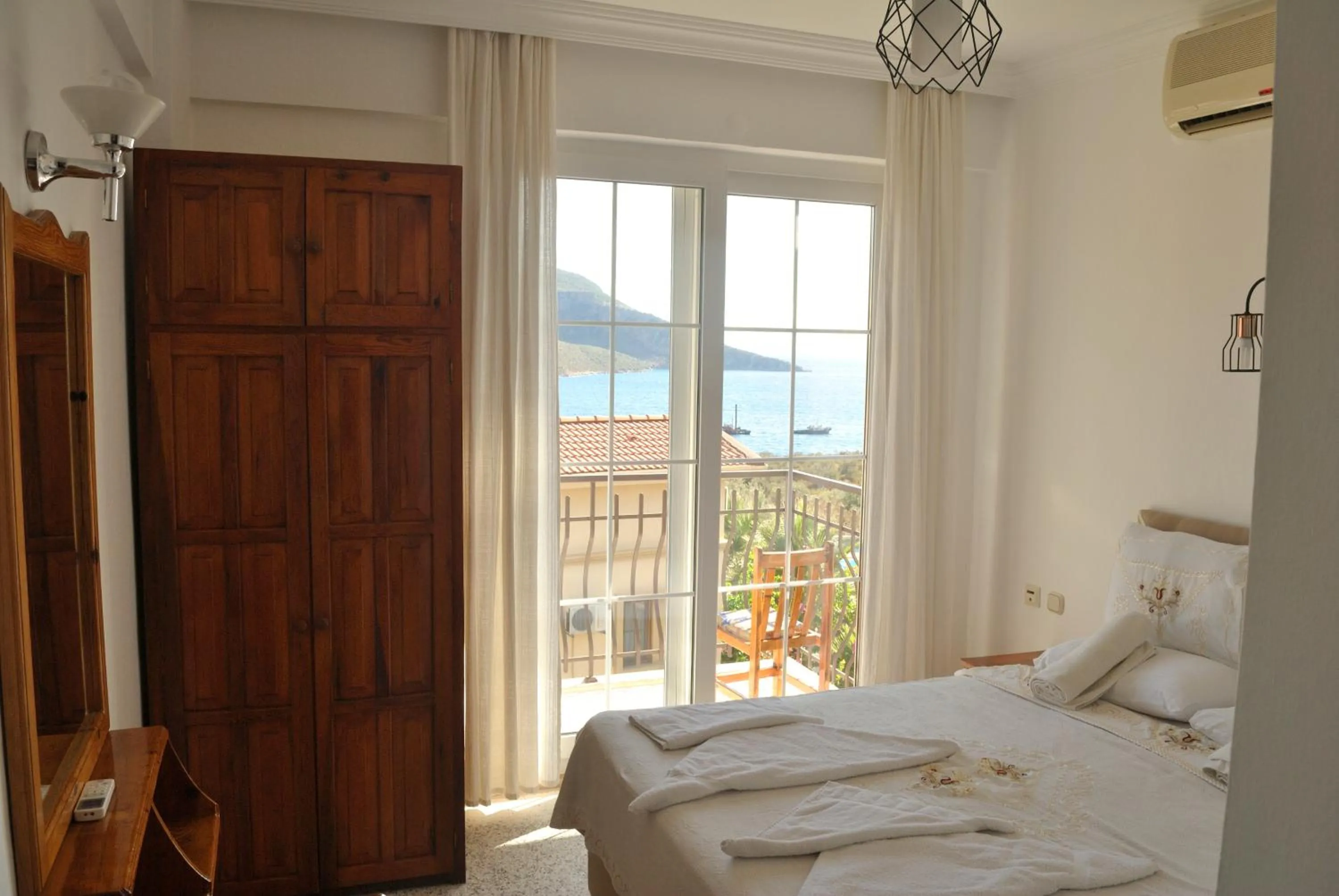 Bed in Hotel Dionysia