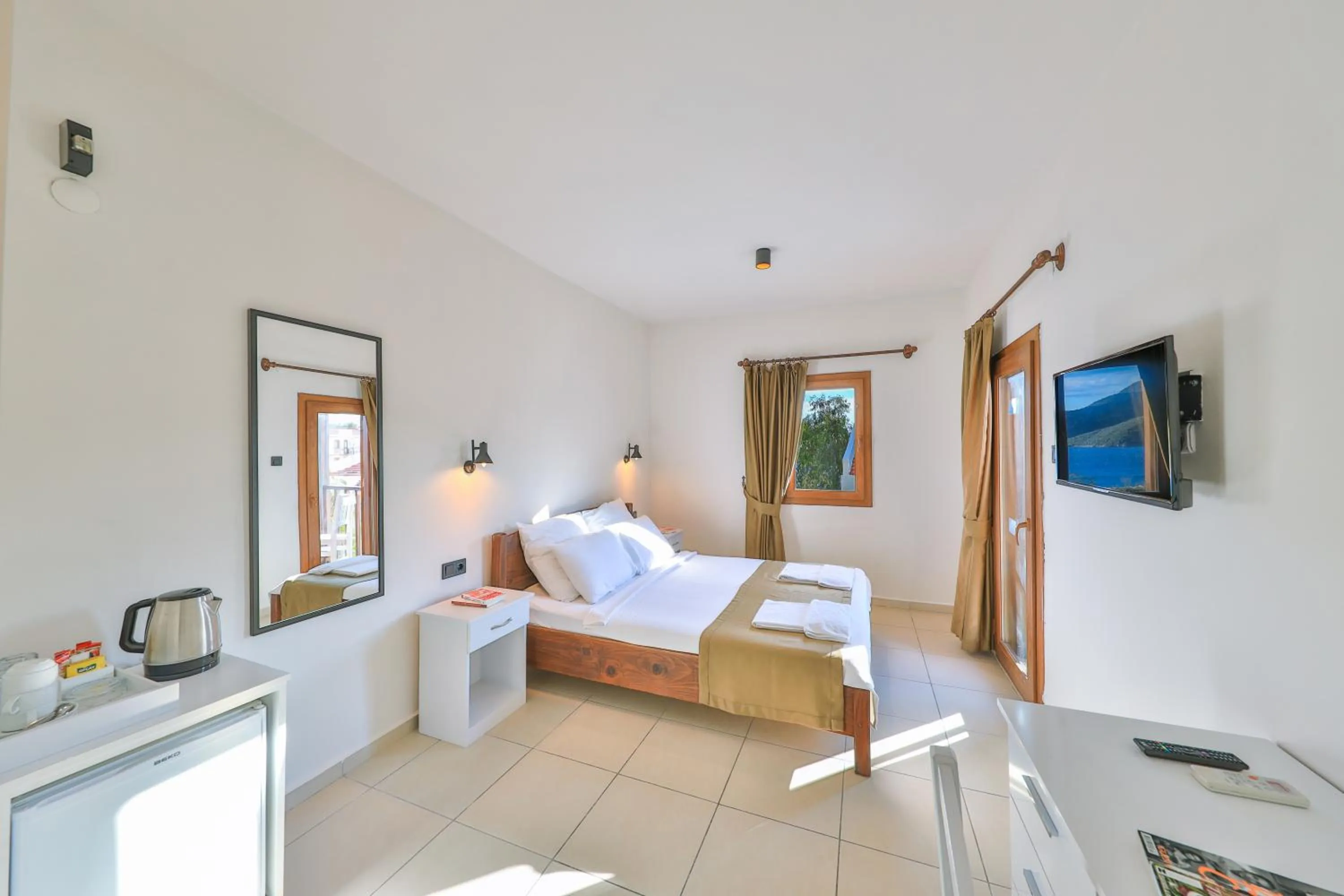 Bedroom, Bed in Zinbad Hotel Kalkan