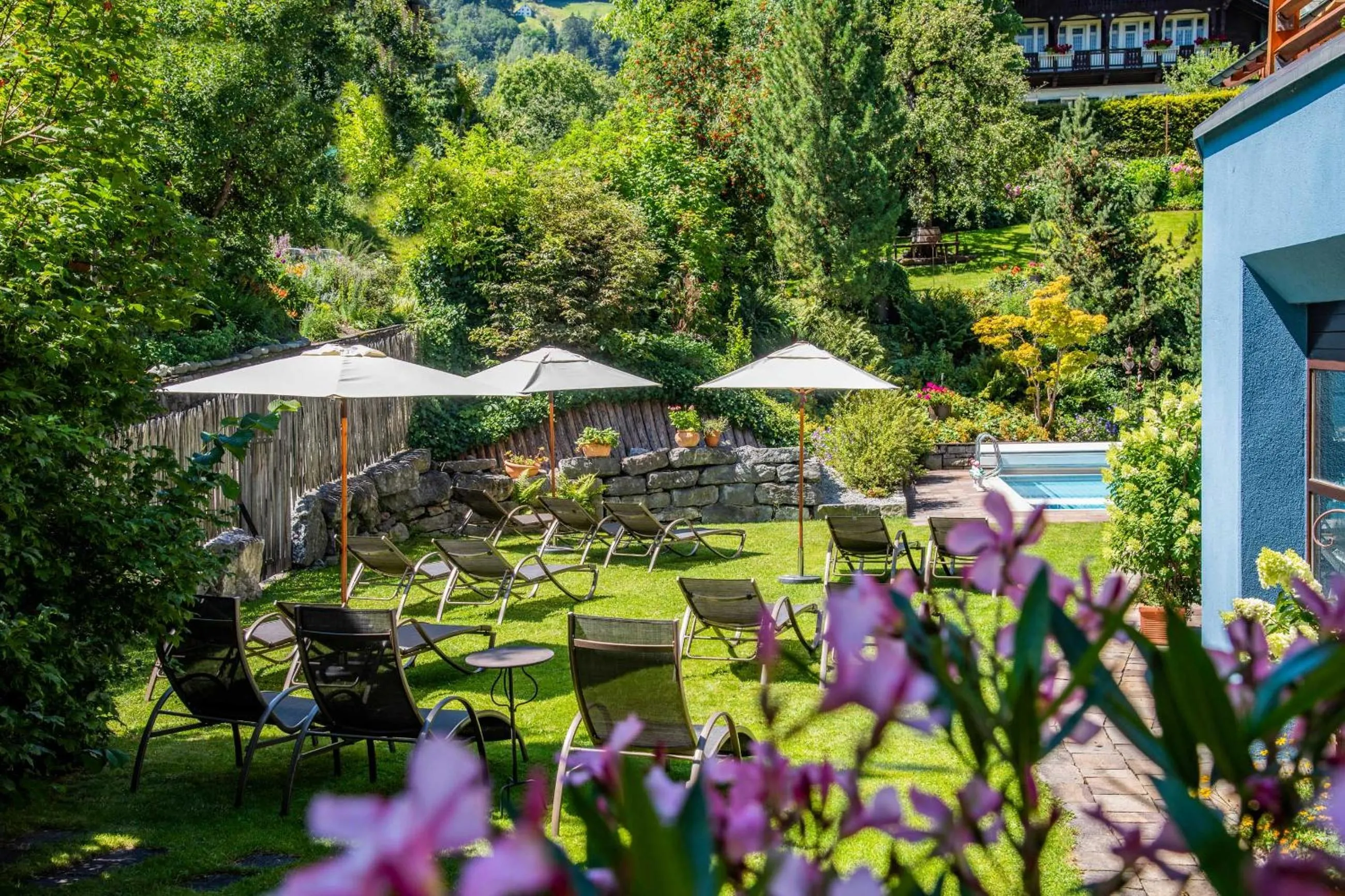 Garden in Hotel Montafoner Hof