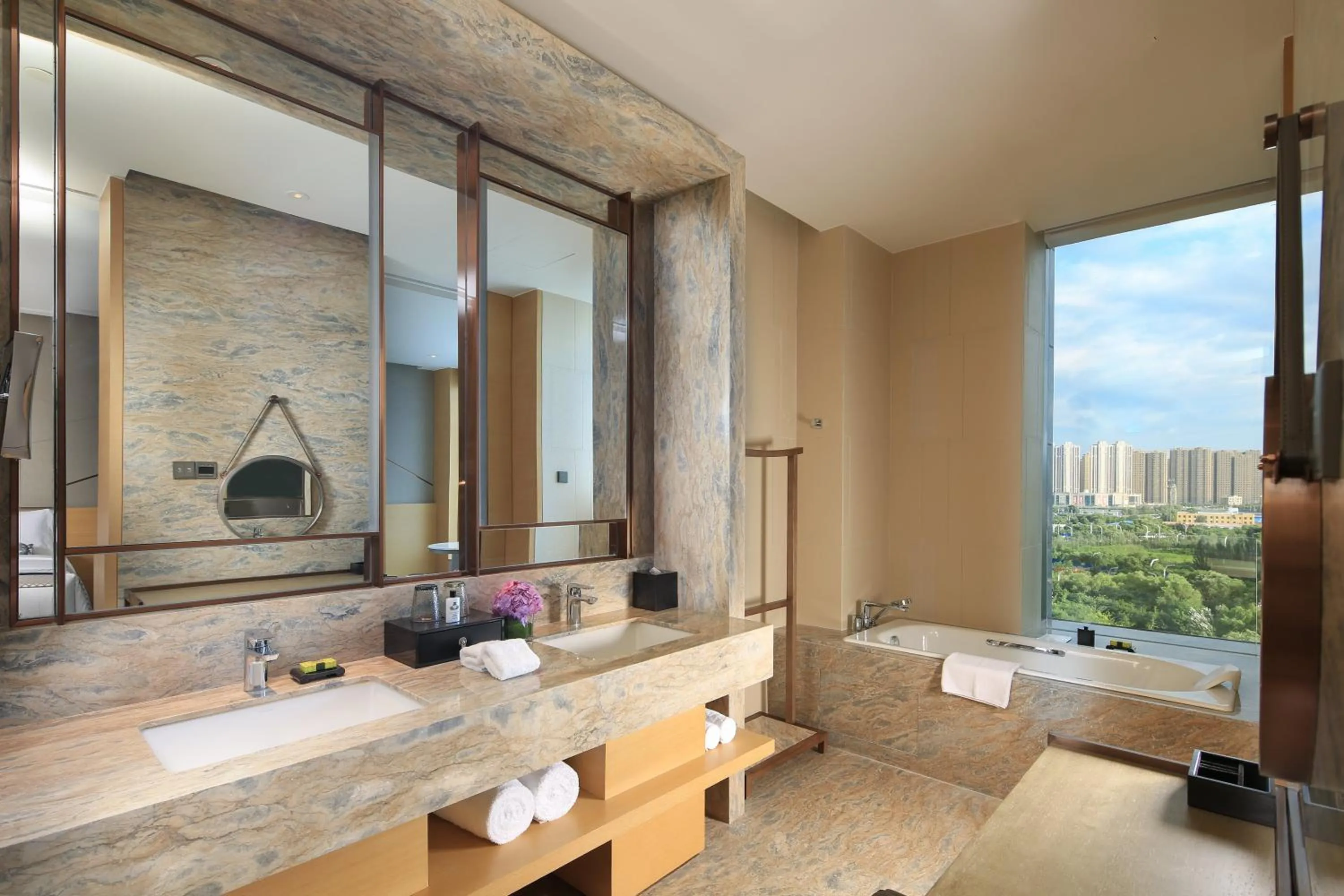 Bathroom in InterContinental Taiyuan by IHG