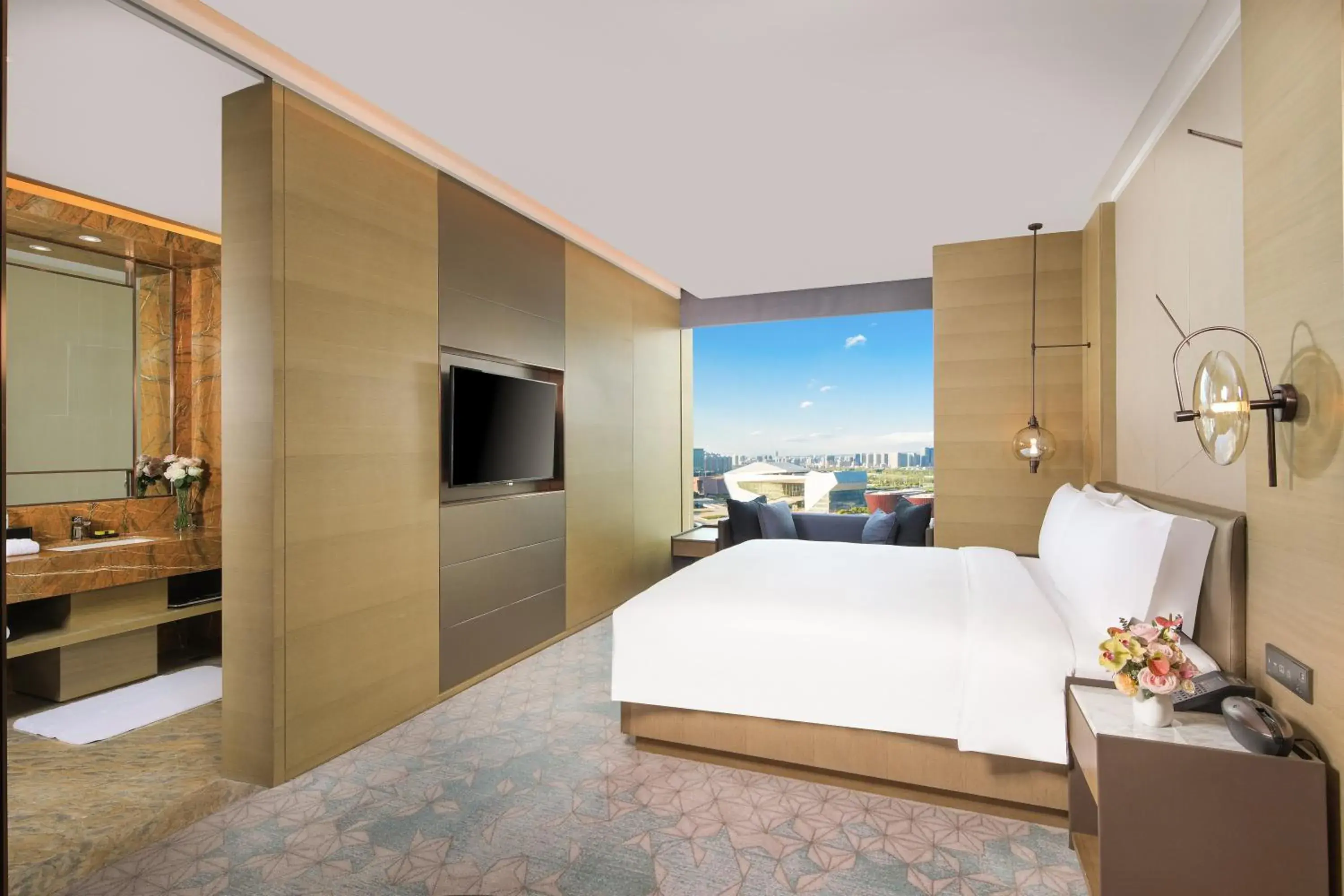 Bedroom, Bed in InterContinental Taiyuan by IHG Bedroom, Bed in InterContinental Taiyuan by IHG