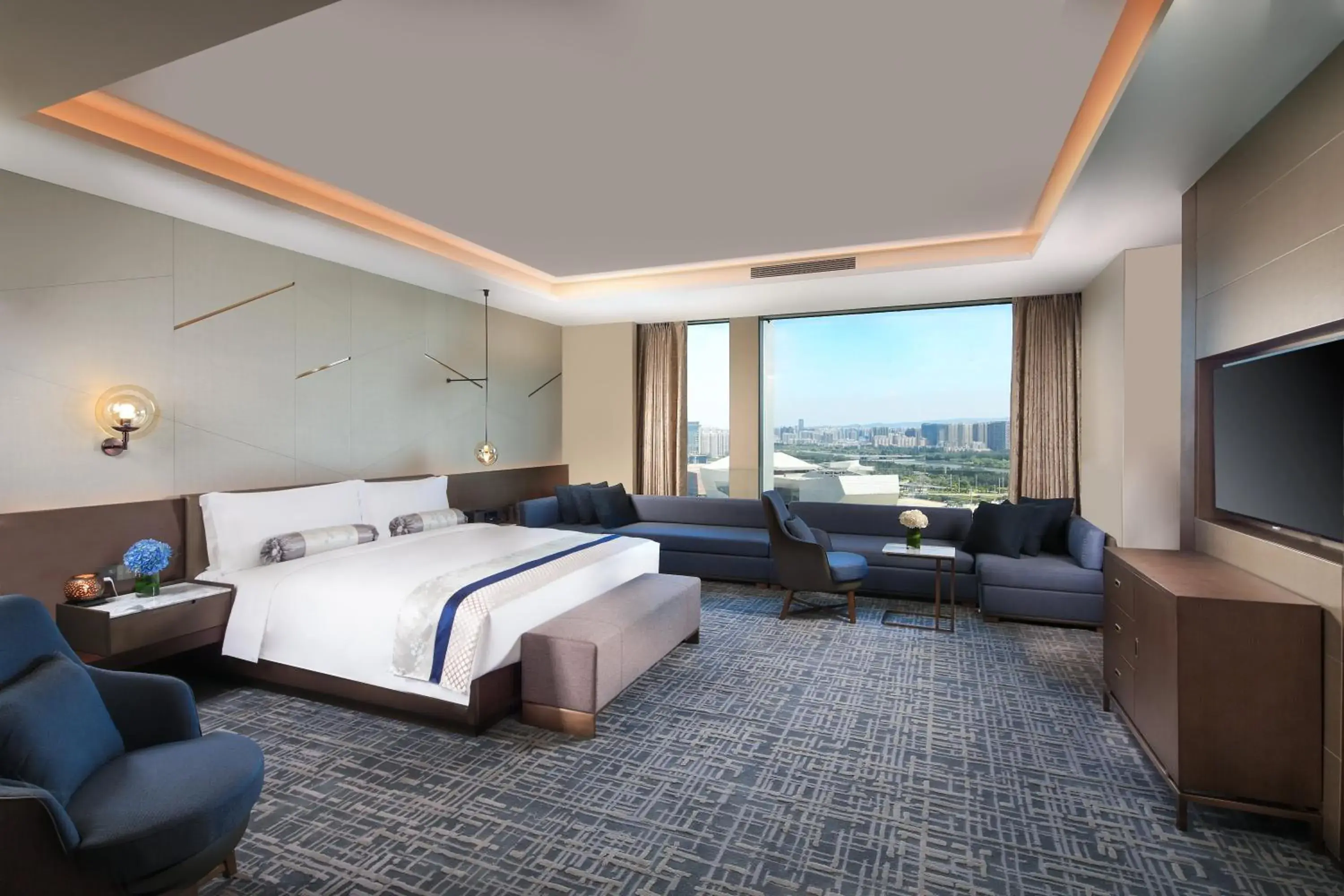 Bedroom, Bed in InterContinental Taiyuan by IHG Bedroom, Bed in InterContinental Taiyuan by IHG