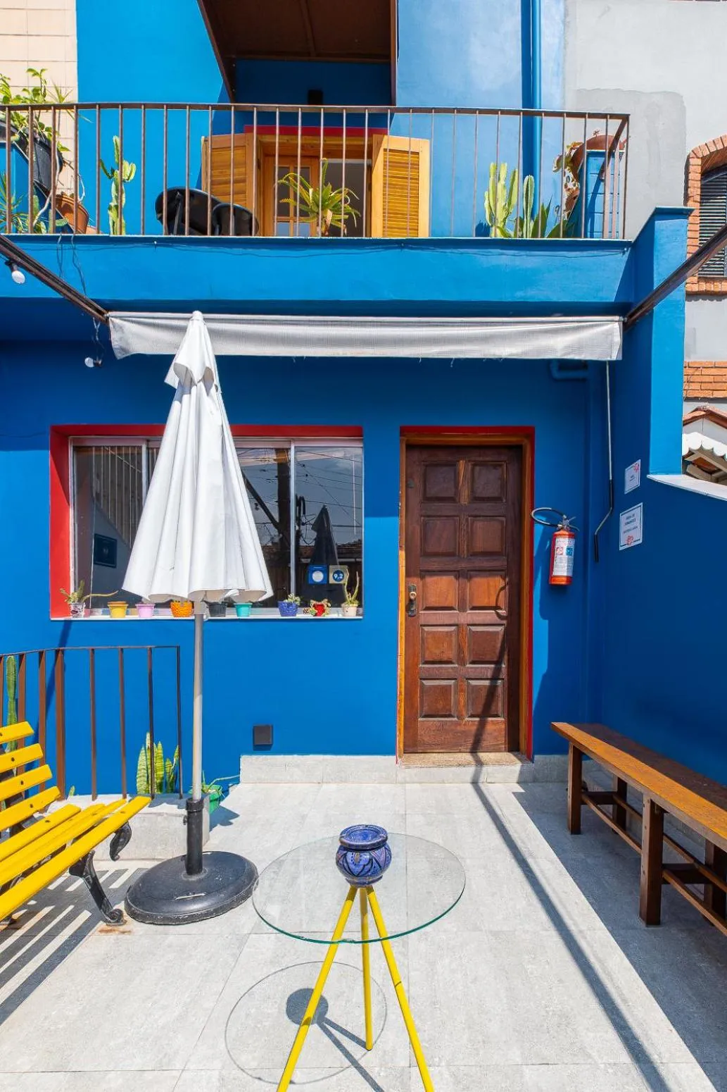 Patio in Hostel Casa Azul