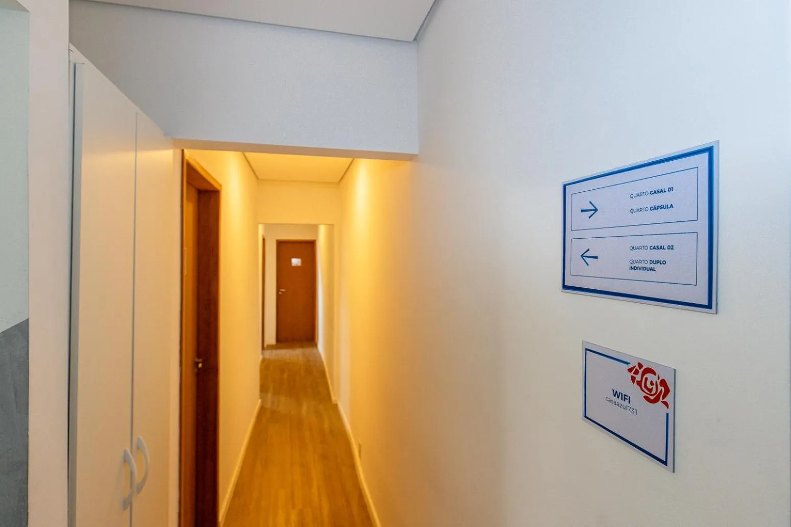 Logo/Certificate/Sign in Hostel Casa Azul