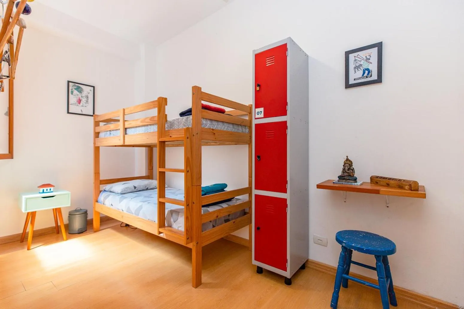 Bedroom, Bed in Hostel Casa Azul