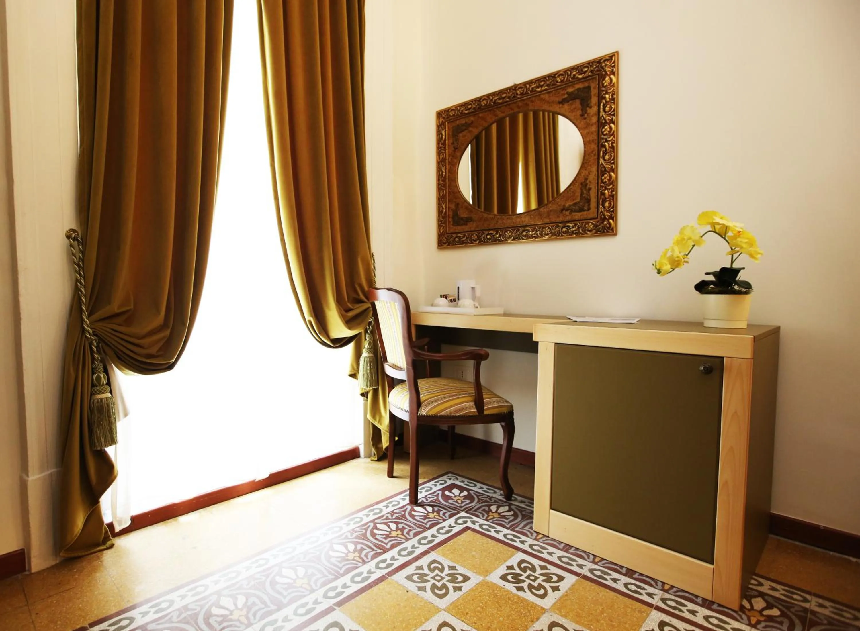 Seating area in La Bella Napoli B&B