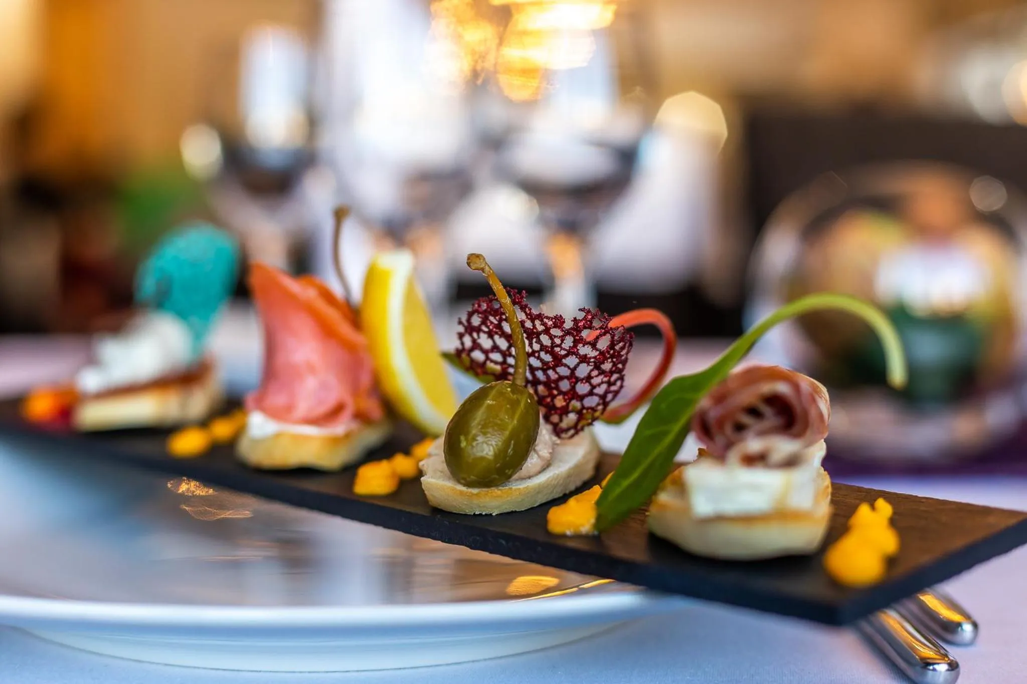 Food close-up in Rizzo Boutique Hotel