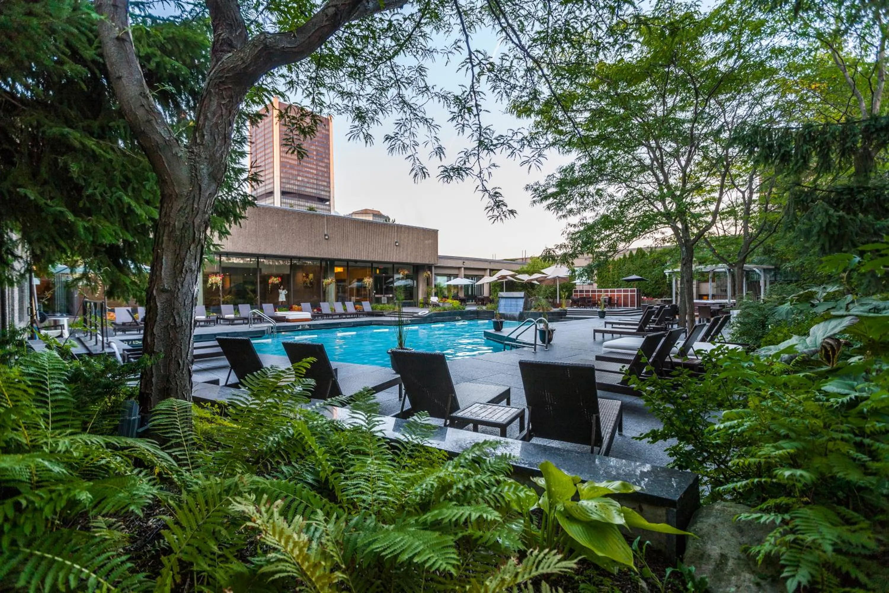 Swimming pool in Hotel Bonaventure Montreal