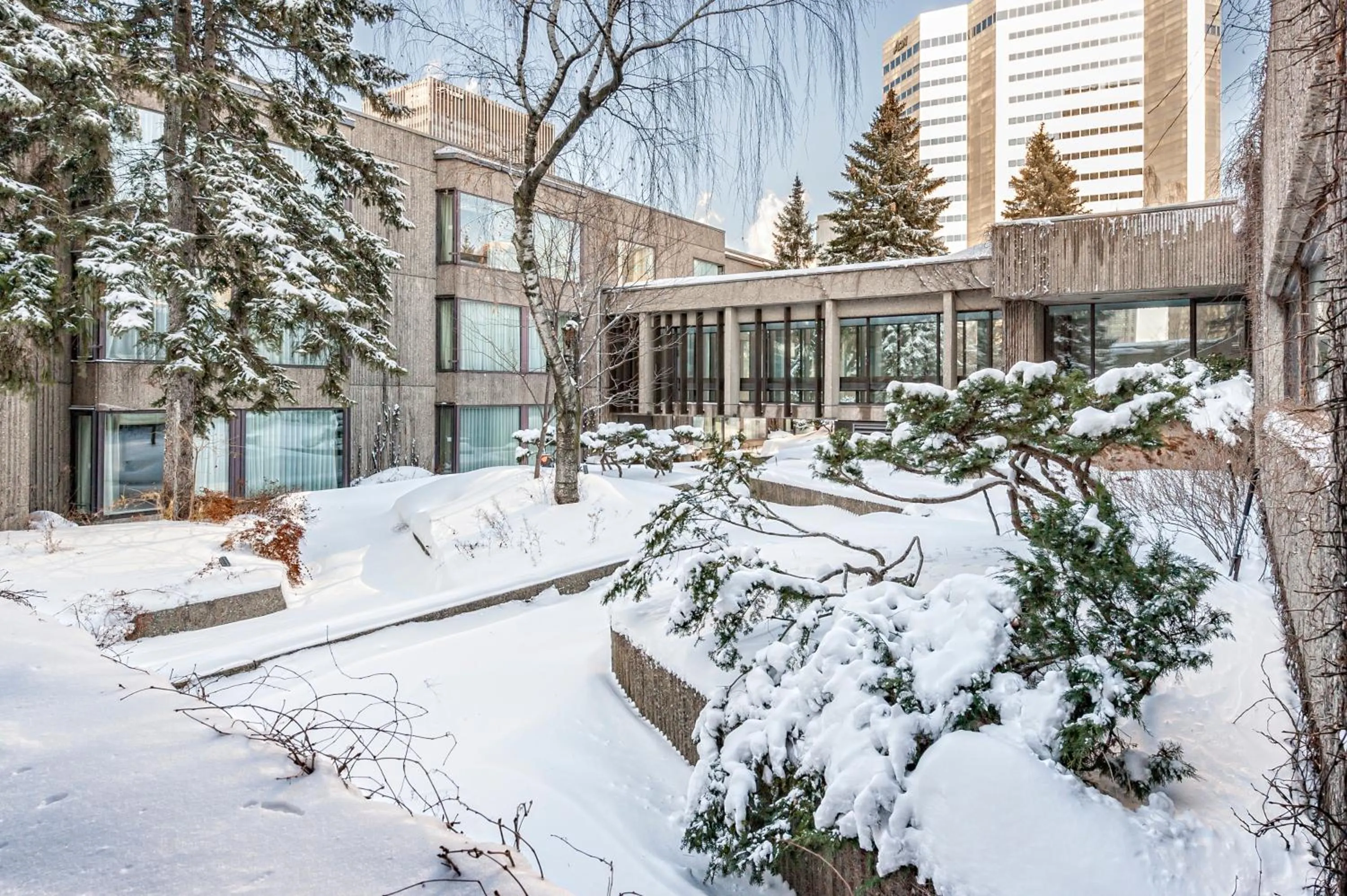Garden view in Hotel Bonaventure Montreal