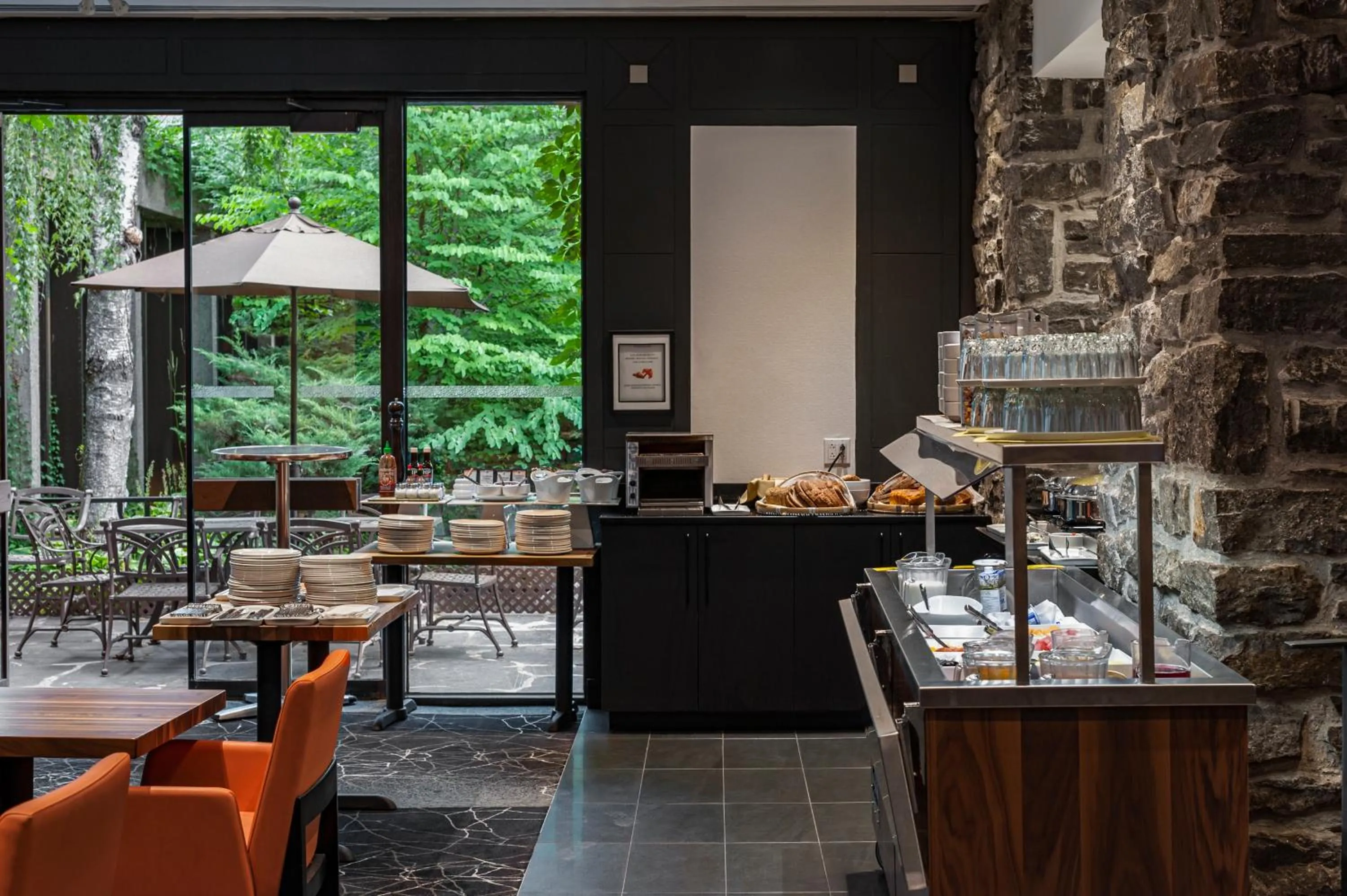 Breakfast in Hotel Bonaventure Montreal