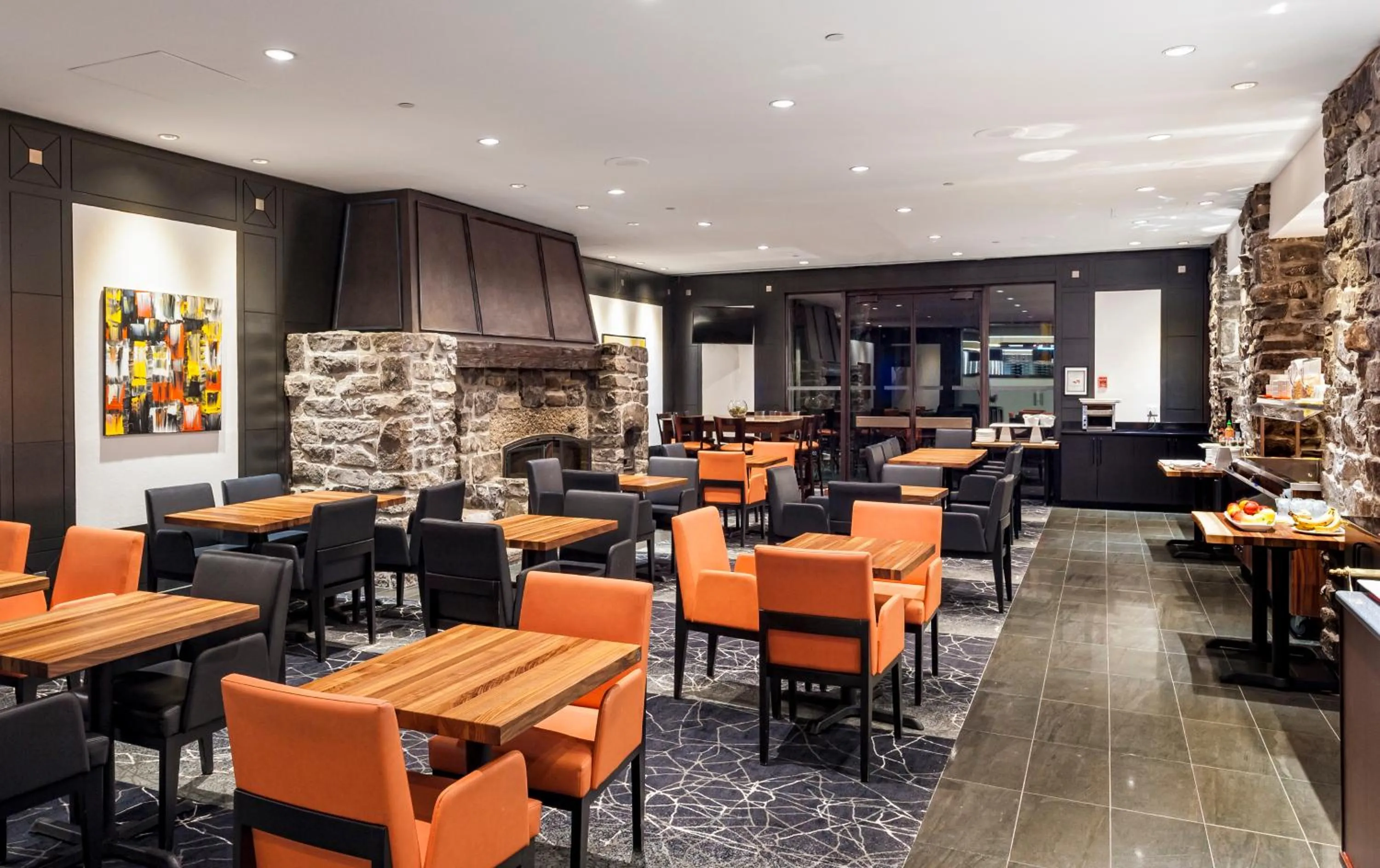 Buffet breakfast in Hotel Bonaventure Montreal