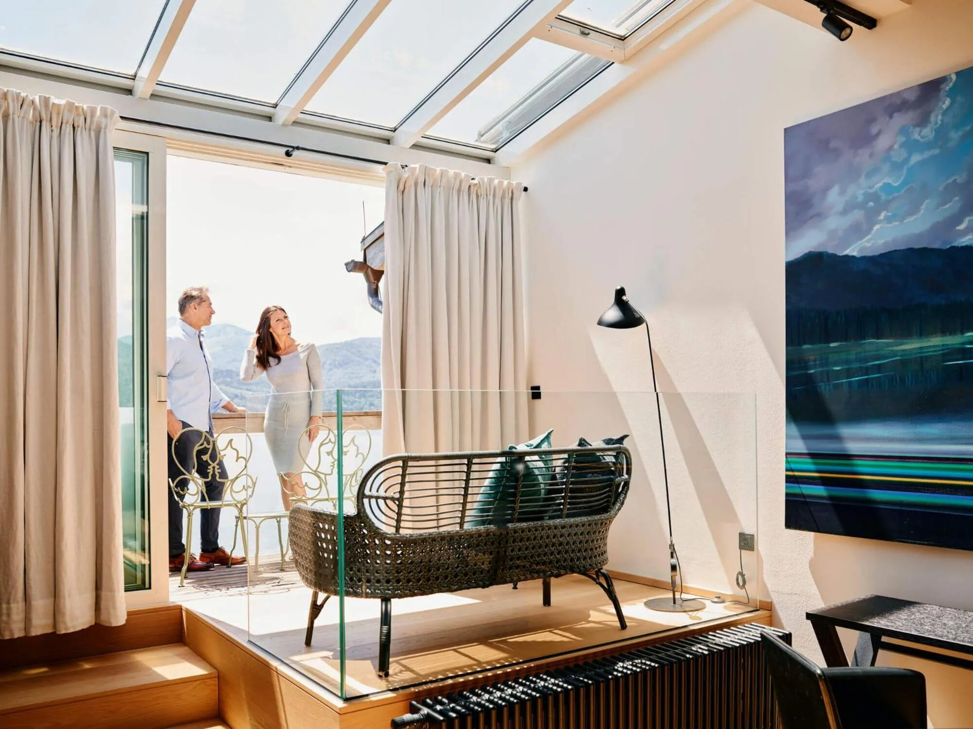 Balcony/Terrace in TAUROA Landhaus zu Appesbach