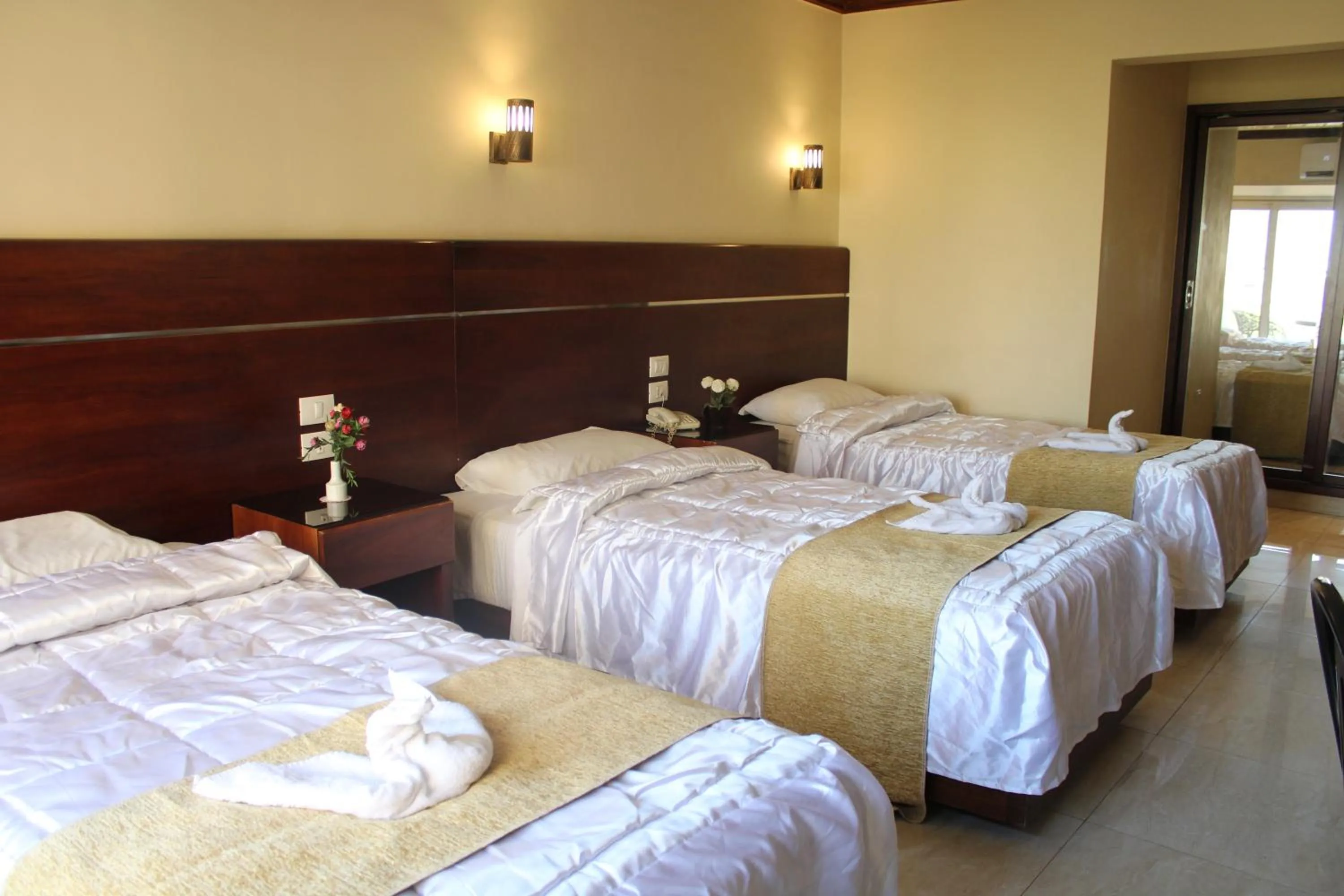 Bed in Pharaohs Hotel